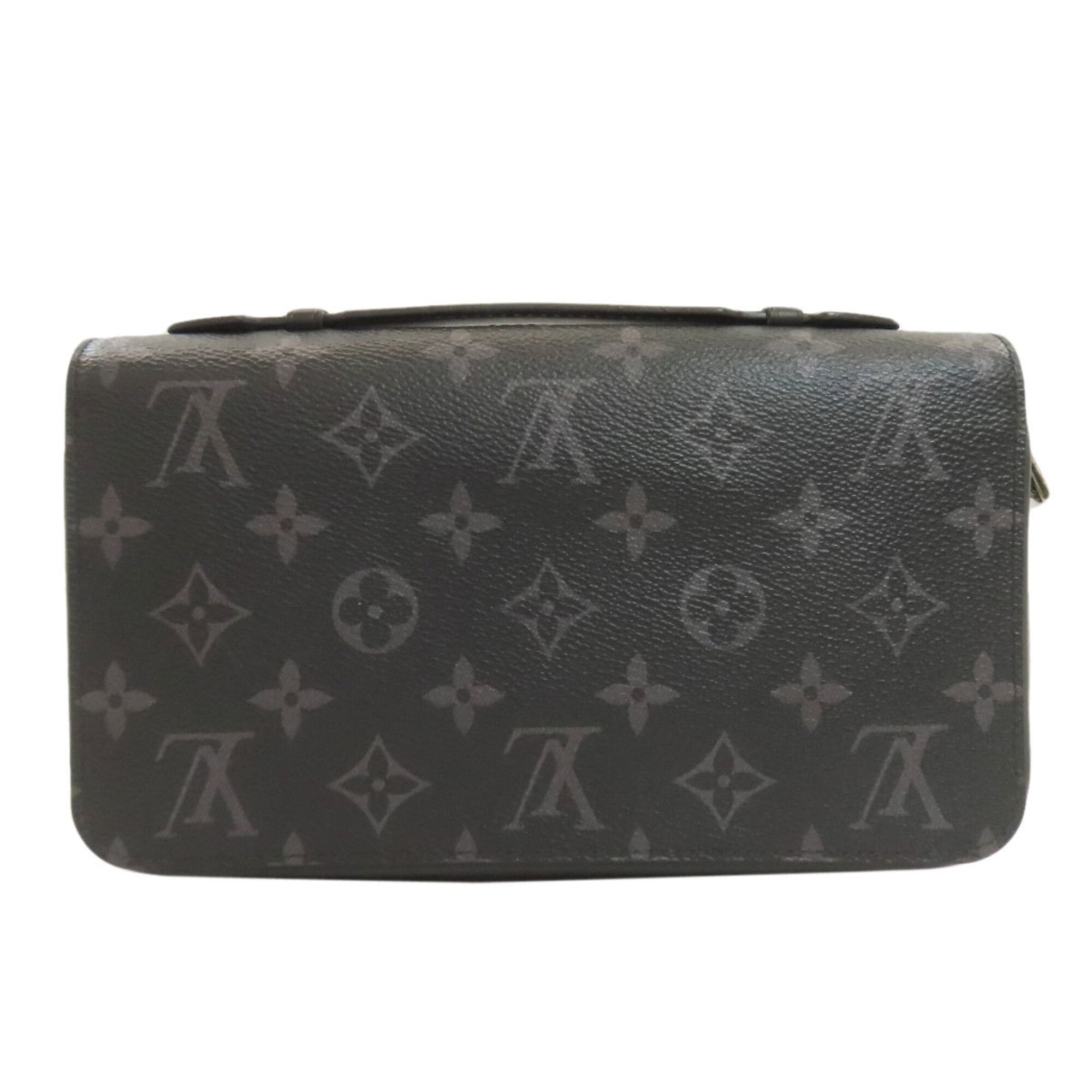 Louis Vuitton Monogram Eclipse Black Monogram Eclipse Long Wallet (Bi-Fold) (Pre-Owned)