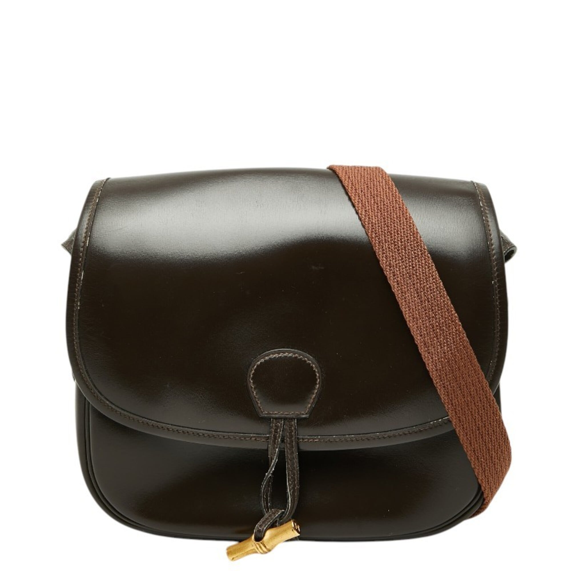 Hermes Brown Leather Shoulder Bag (Pre-Owned)
