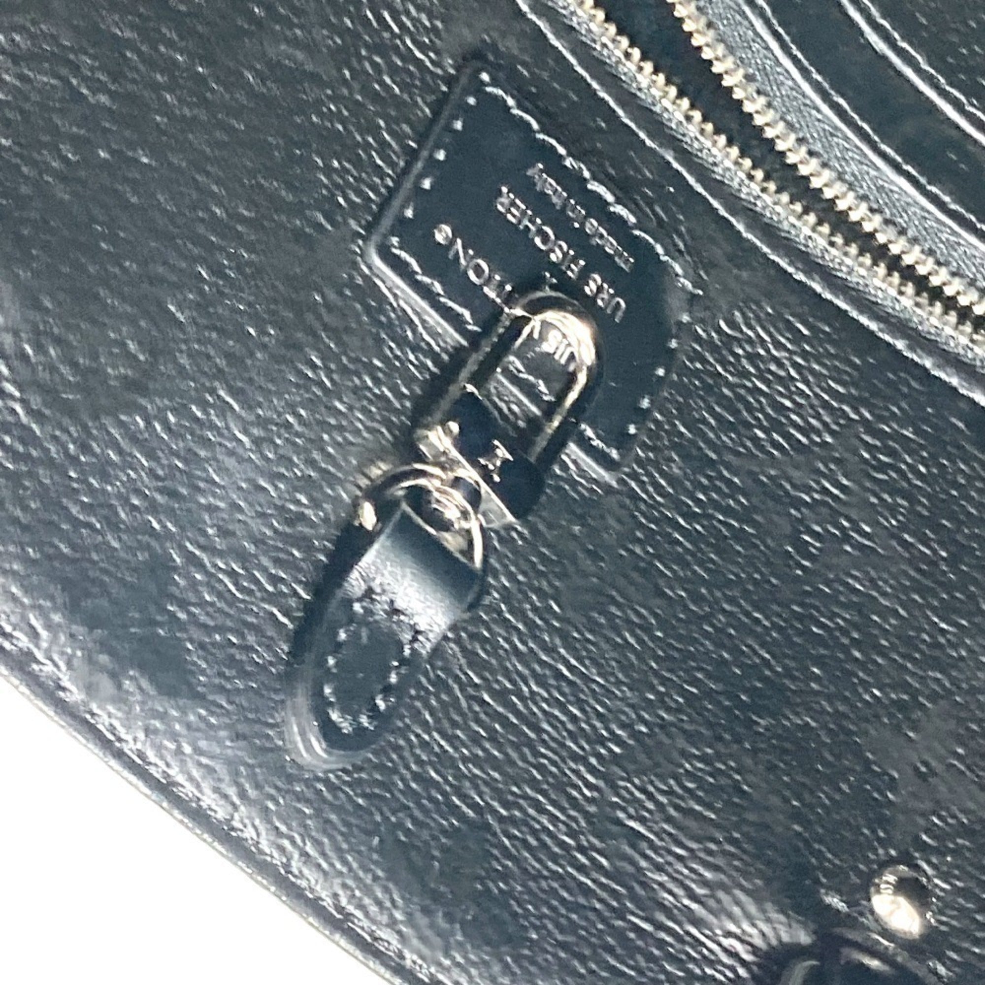 Louis Vuitton Black White Coated Canvas Shoulder Bag Tote Bag (Pre-Owned)