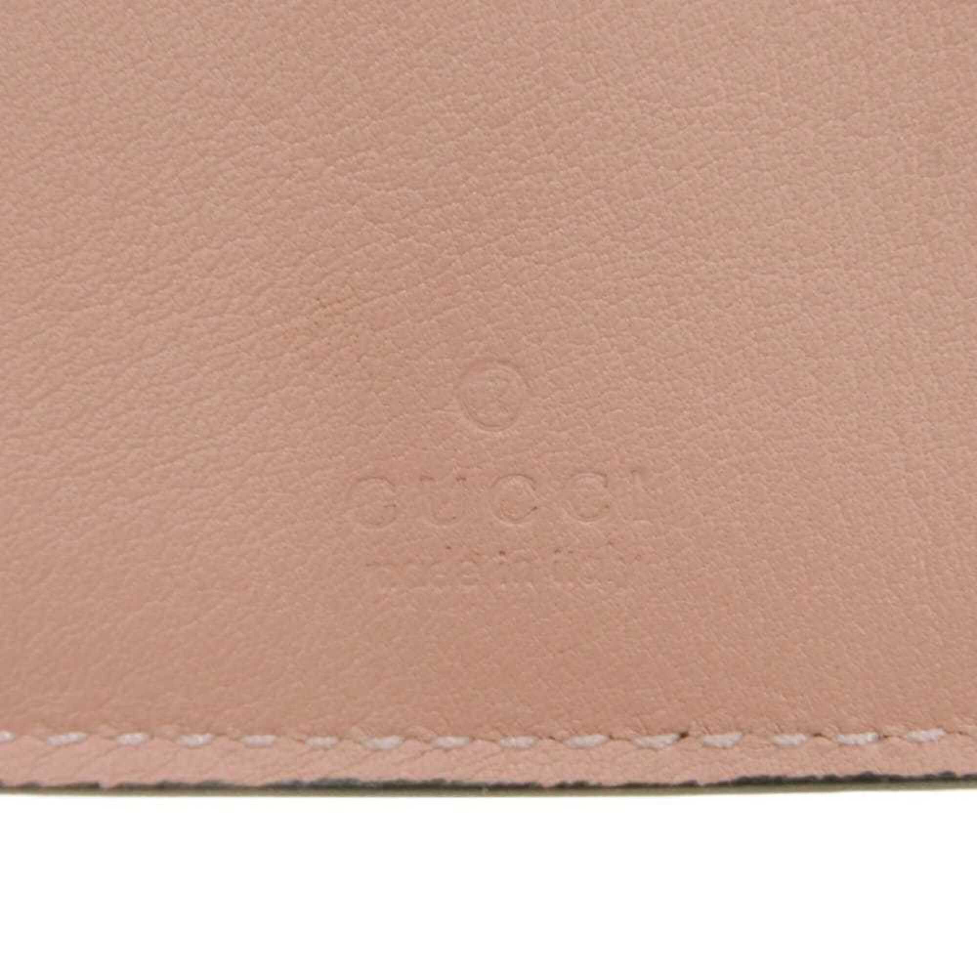 Gucci Dusty Pink Pink Leather Wallet (Bi-Fold) (Pre-Owned)
