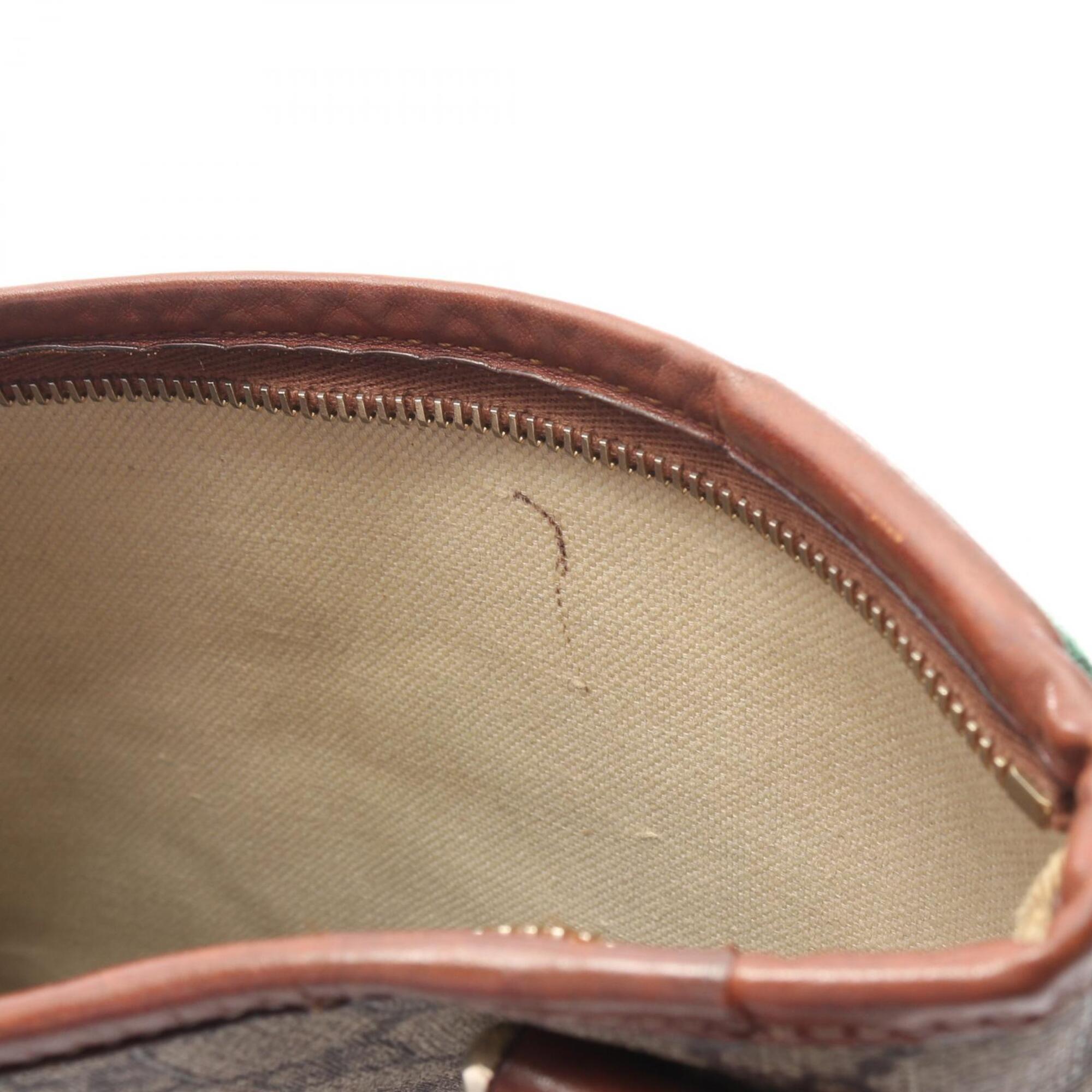 Gucci Beige Brown Pvc Leather Handbag Shoulder Bag (Pre-Owned)