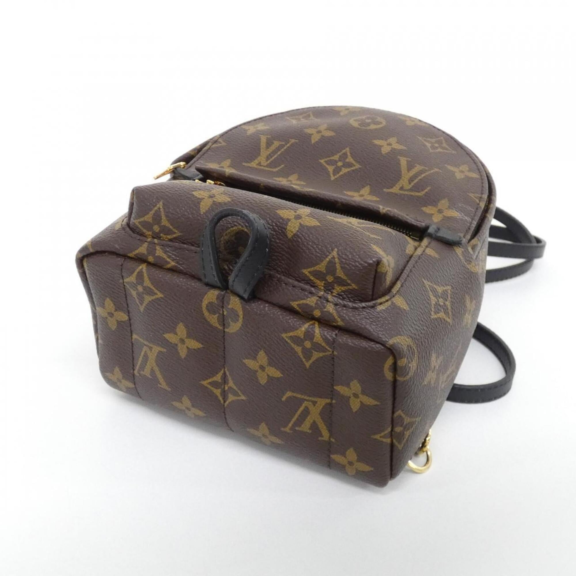 Louis Vuitton Brown Coated Canvas Backpack (Pre-Owned)