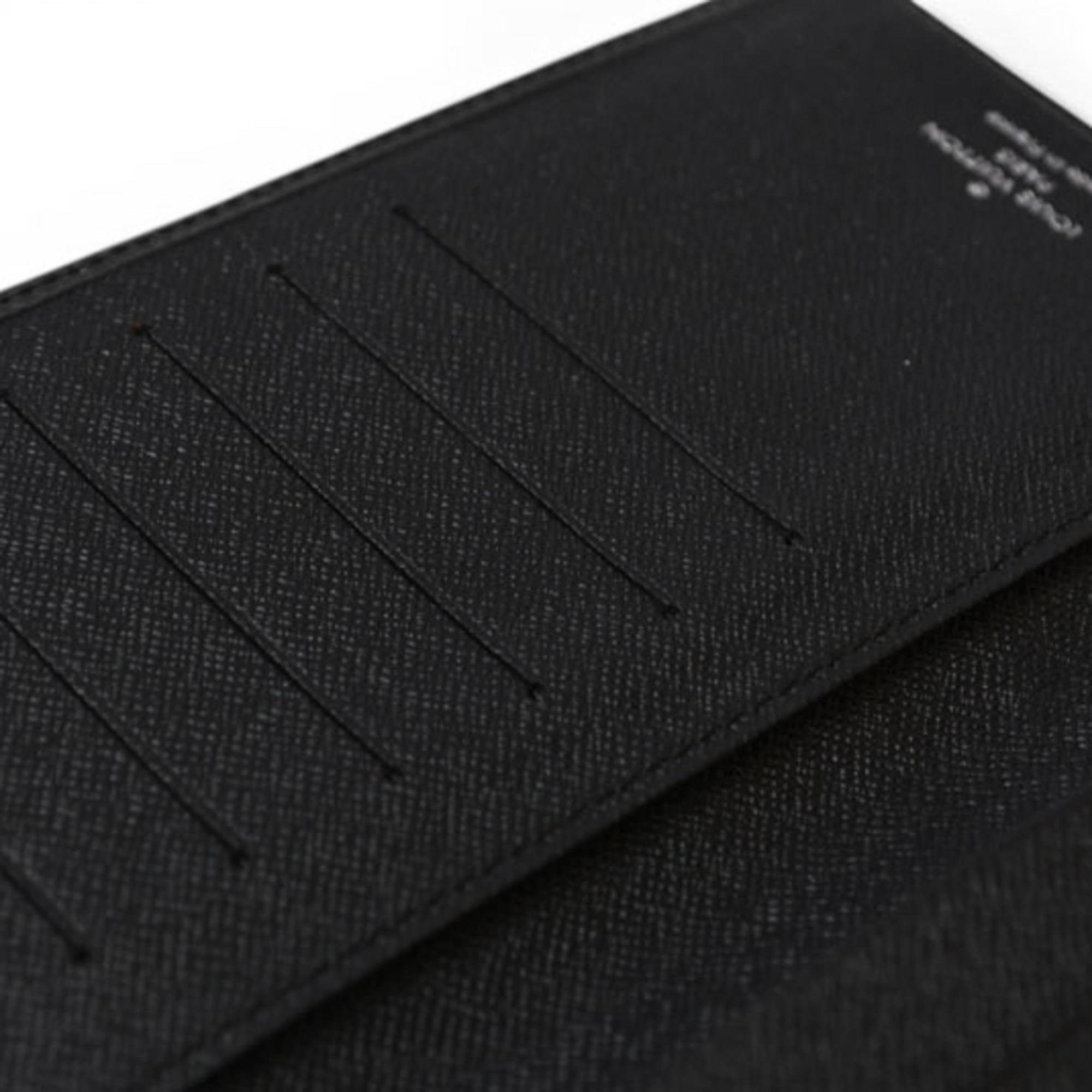 Louis Vuitton Taiga Ardoise Leather Wallet (Bi-Fold) (Pre-Owned)