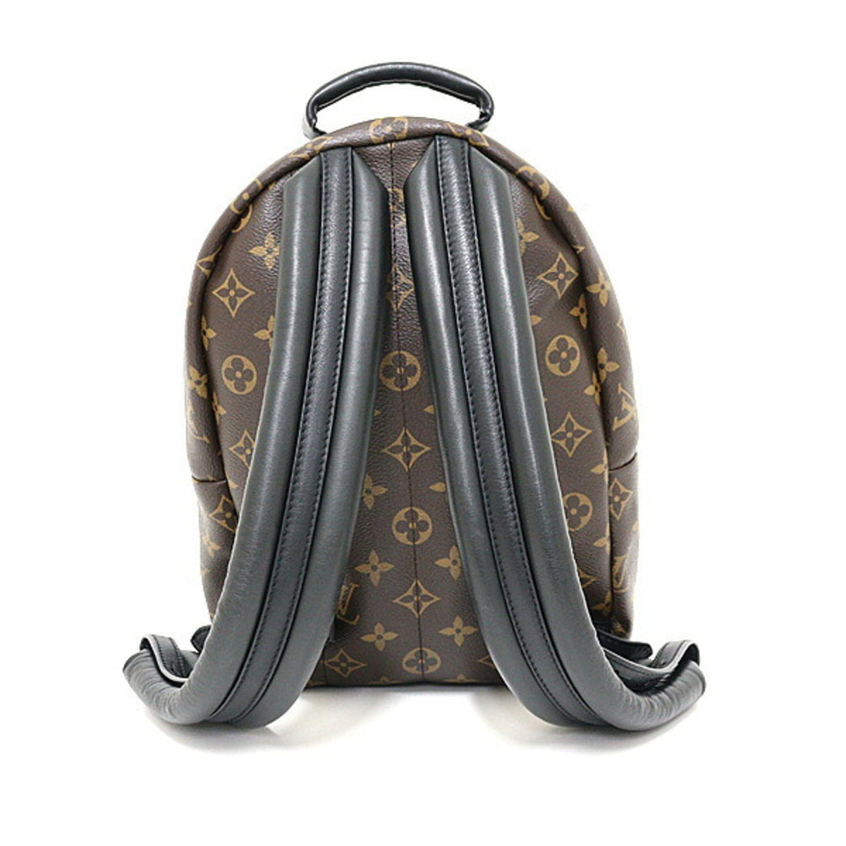 Louis Vuitton Monogram Black Brown Monogram Canvas Leather Backpack (Pre-Owned)