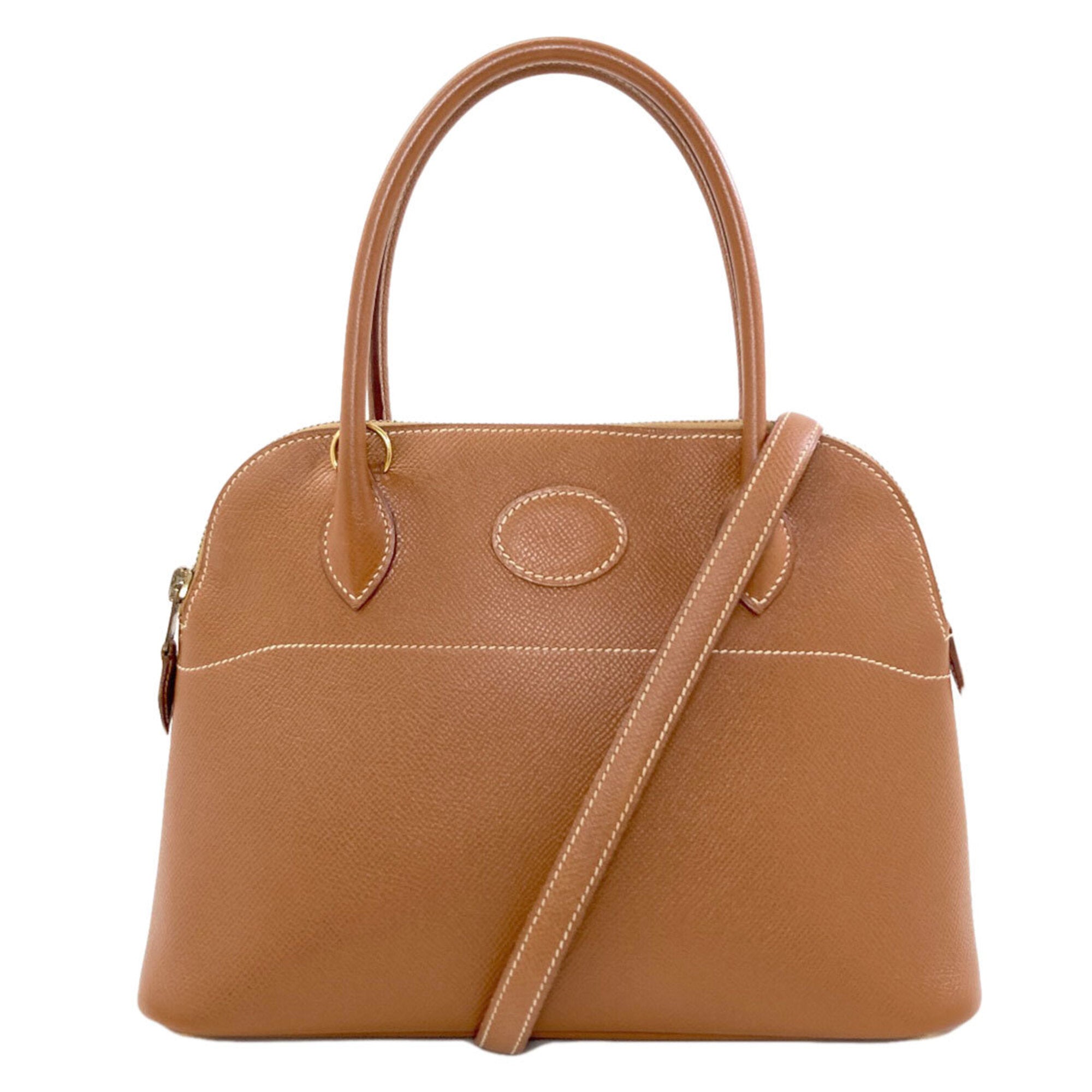 Hermes Gold Epsom Leather Handbag (Pre-Owned)