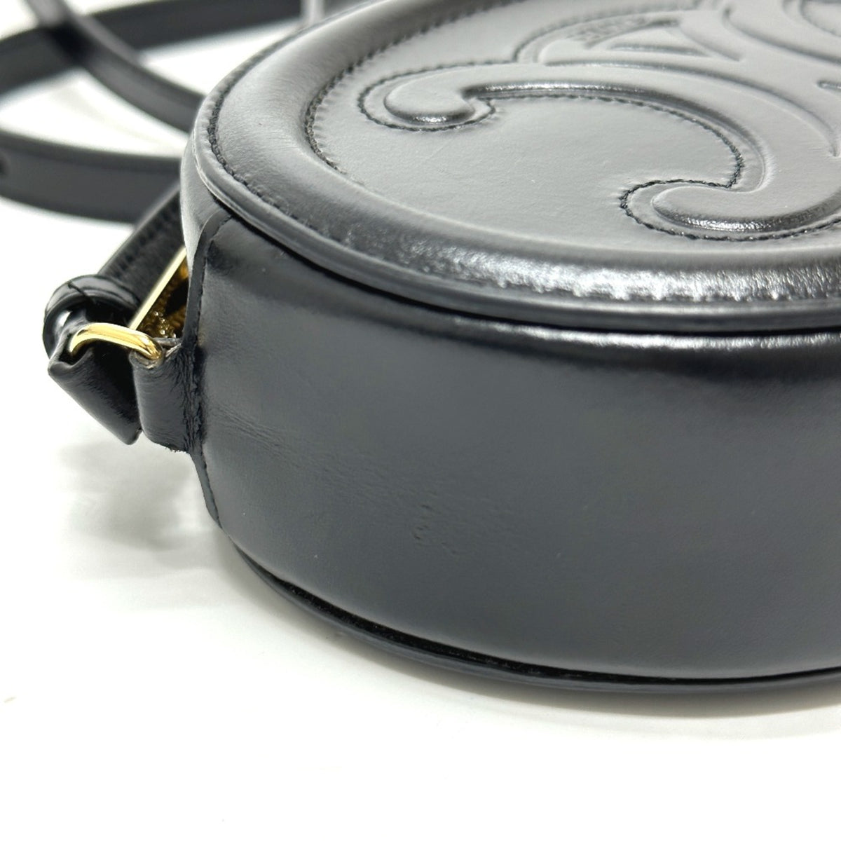 Celine Black Leather Shoulder Bag (Pre-Owned)