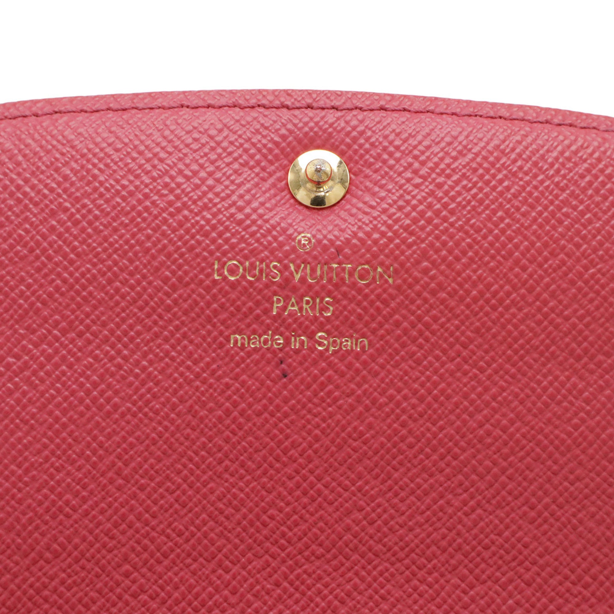 Louis Vuitton Rose Ballerine Monogram Canvas Long Wallet (Bi-Fold) (Pre-Owned)