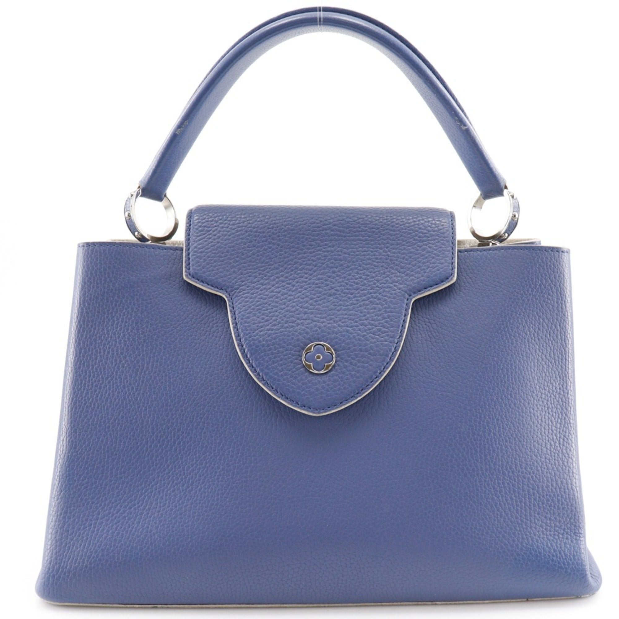 Louis Vuitton Blue White Handbag (Pre-Owned)