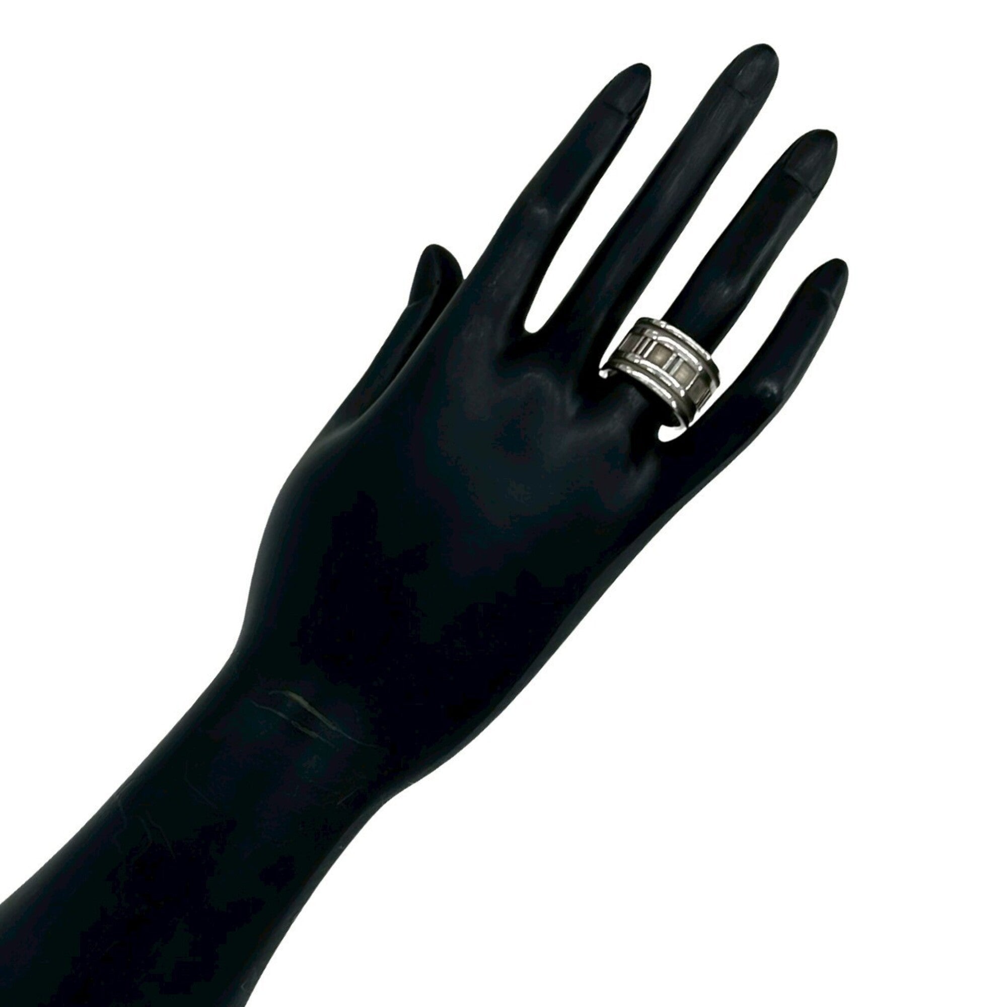 Tiffany Silver Silver 925 Band Ring (Pre-Owned)