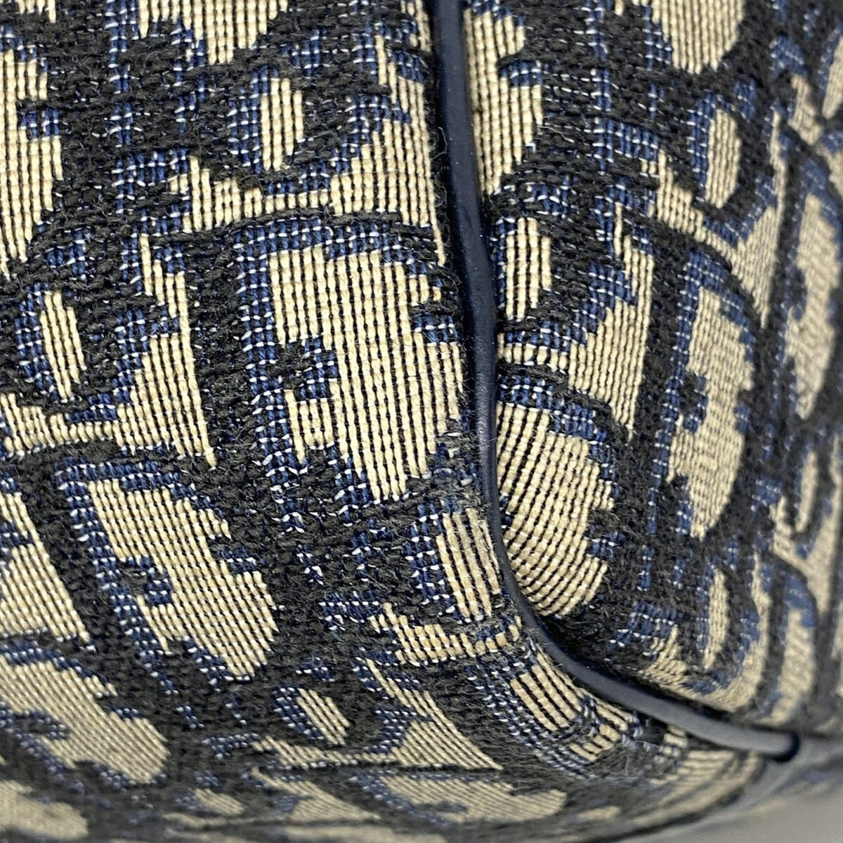 Christian Dior Navy Canvas Handbag (Pre-Owned)