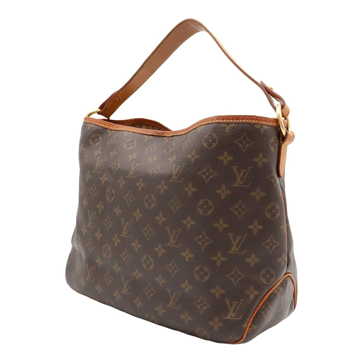 Louis Vuitton Brown Galle Monogram White Monogram Shoulder Bag (Pre-Owned)