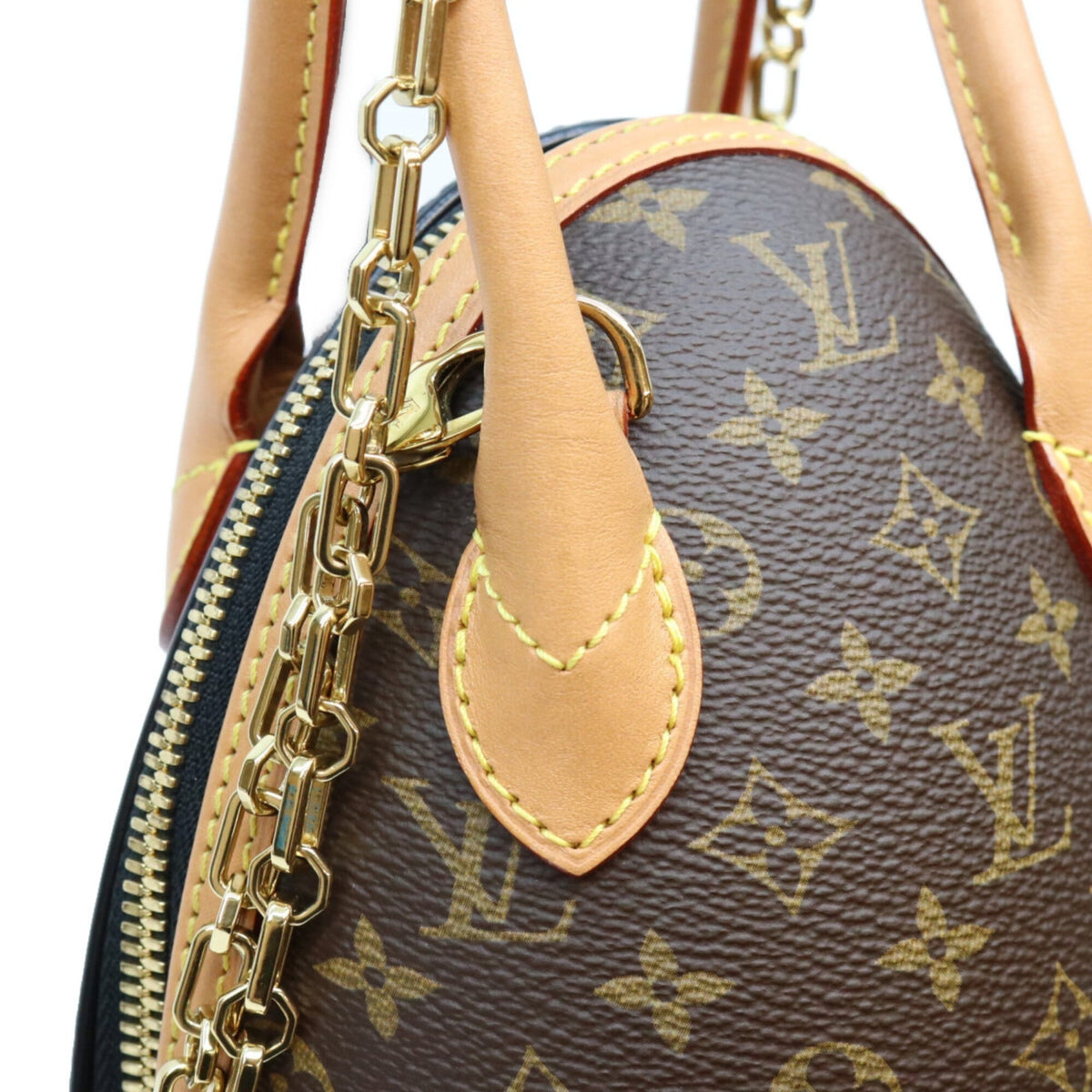 Louis Vuitton Brown Monogram Shoulder Bag (Pre-Owned)