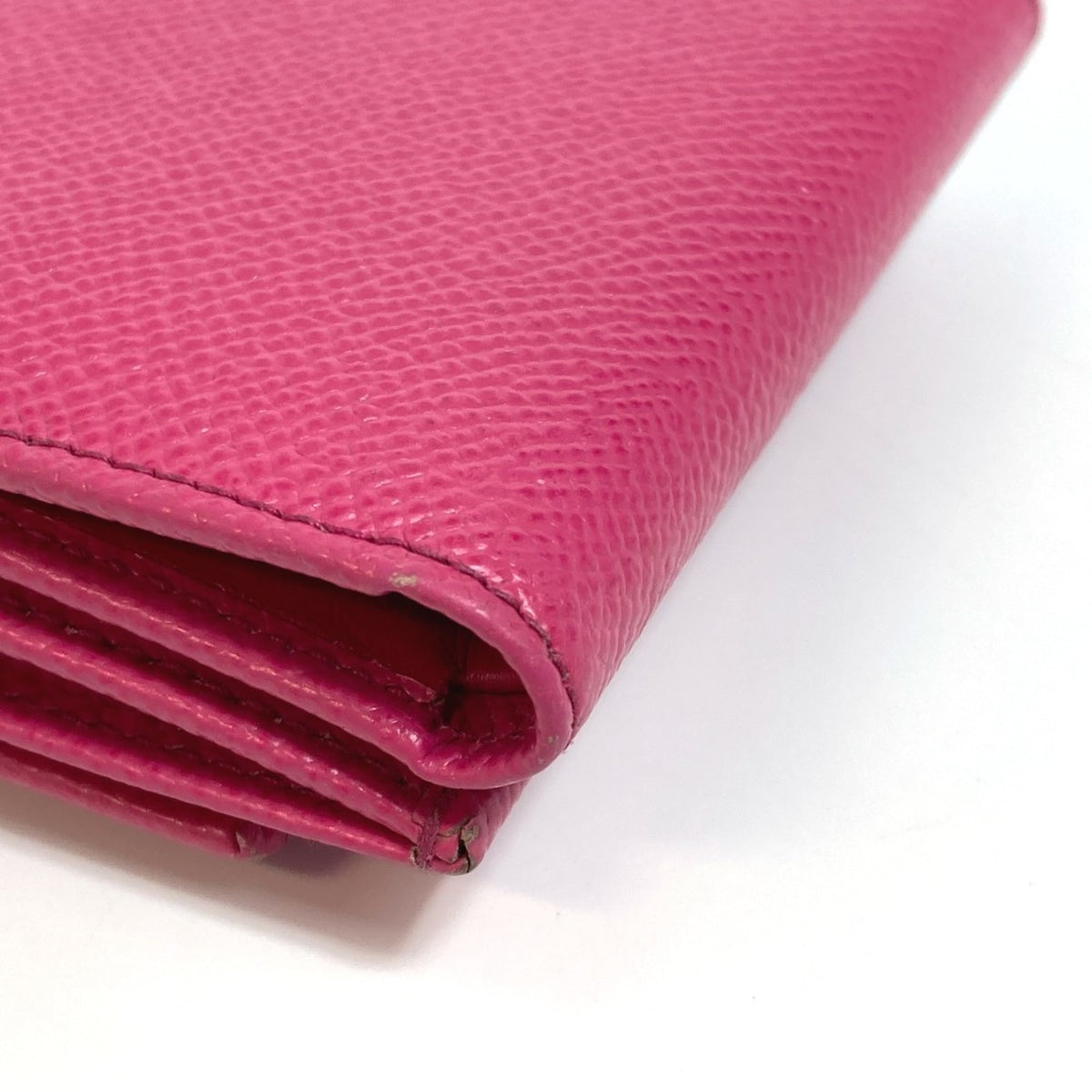 Dolce & Gabbana Pink Leather Wallet (Tri-Fold) (Pre-Owned)