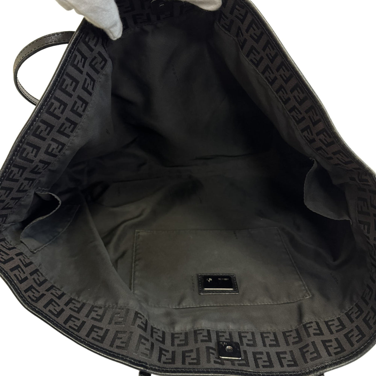 Fendi Brown Zucchino Tote Bag (Pre-Owned)