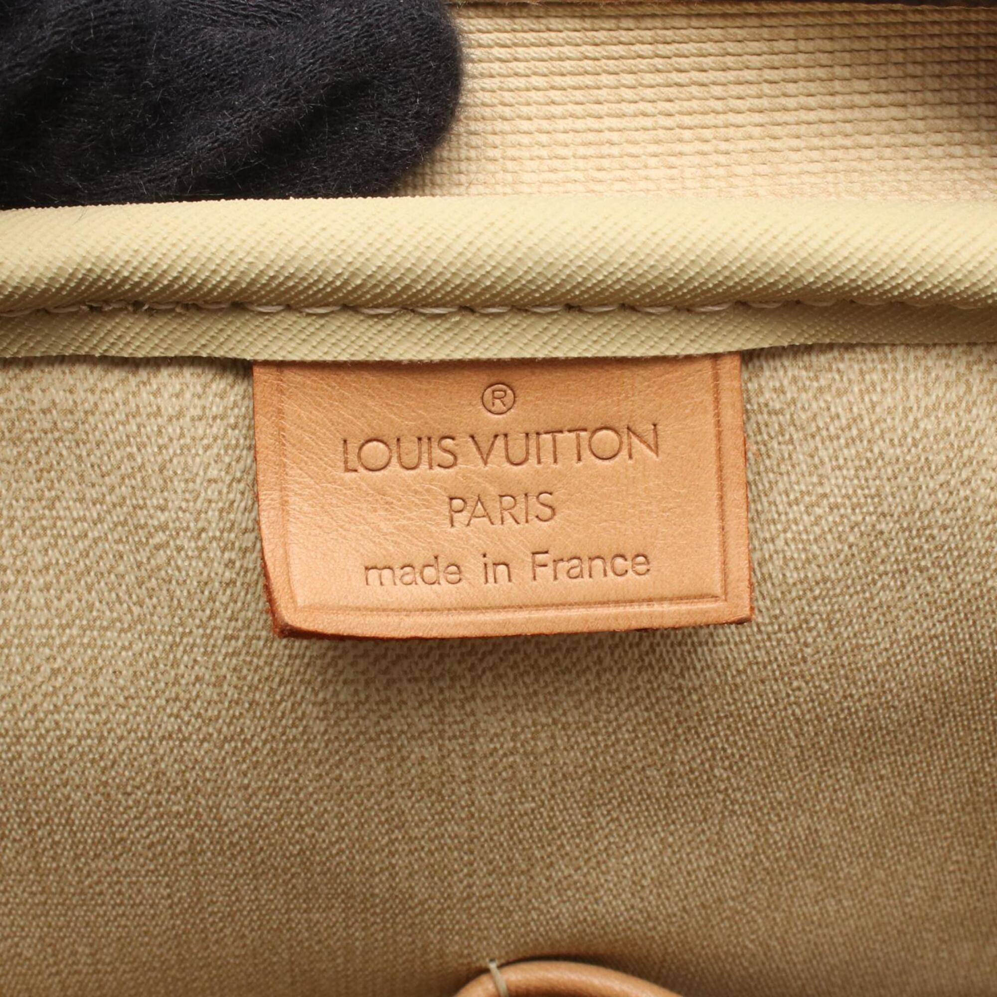 Louis Vuitton Brown Monogram Coated Canvas Leather Handbag (Pre-Owned)