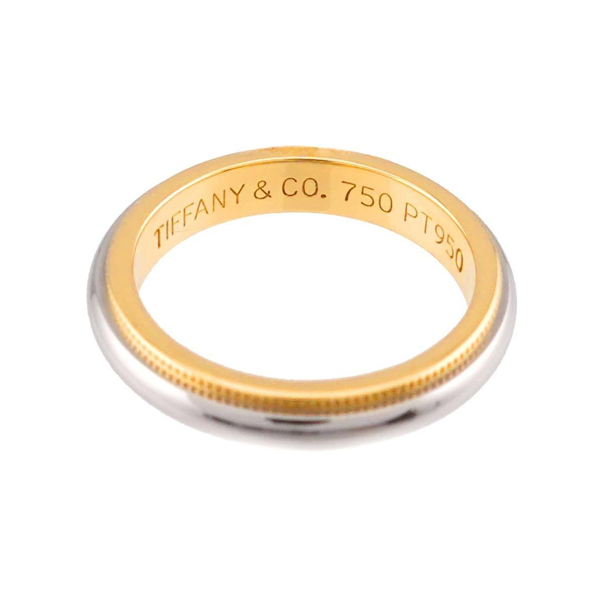 Tiffany Yellow Gold (18K) Platinum 950 Band Ring (Pre-Owned)