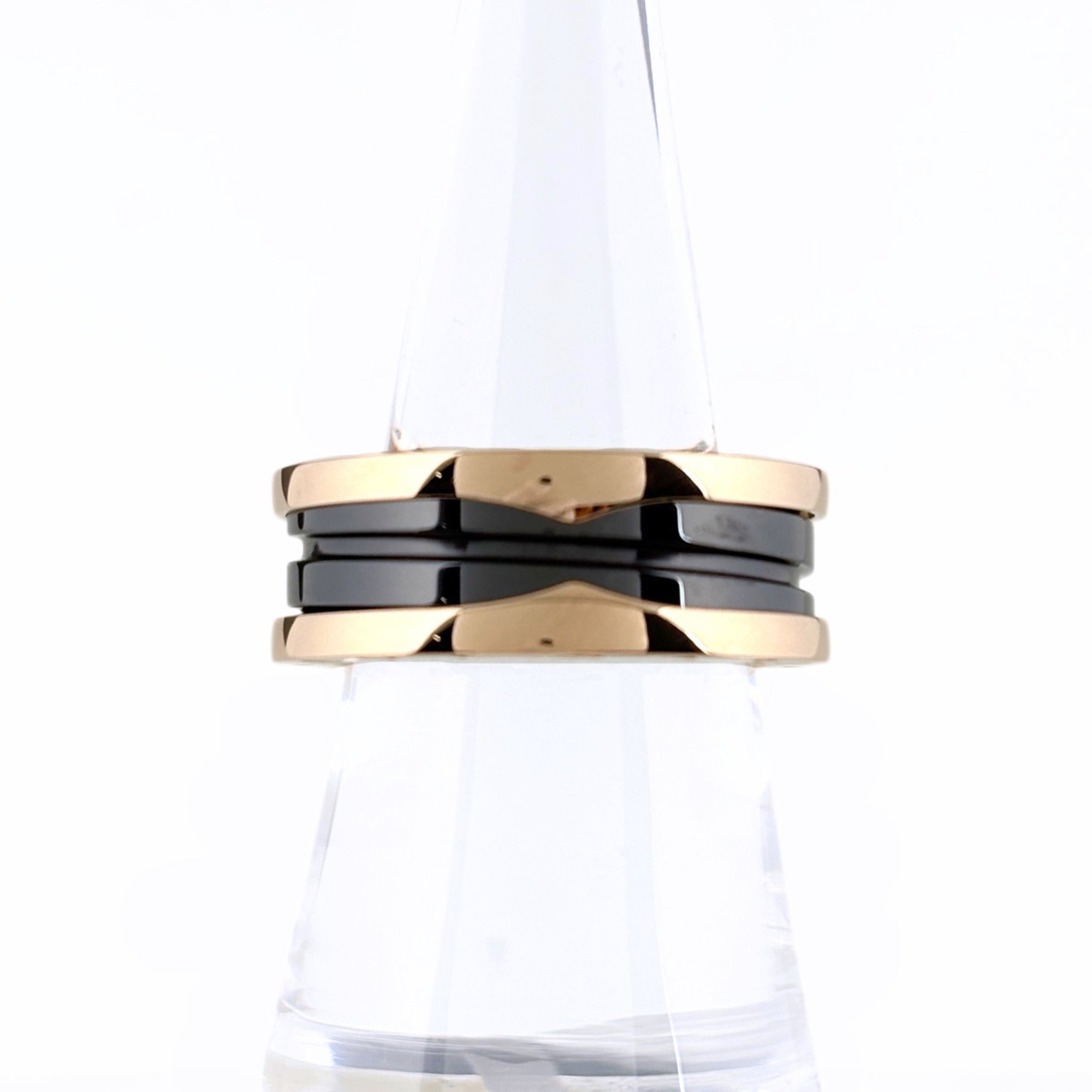 Bvlgari Pink Gold (18K) Ceramic Band Ring (Pre-Owned)