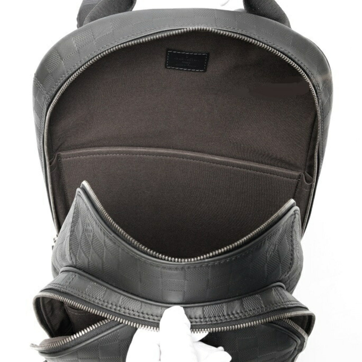 Louis Vuitton Black Damier Infini Leather Backpack (Pre-Owned)