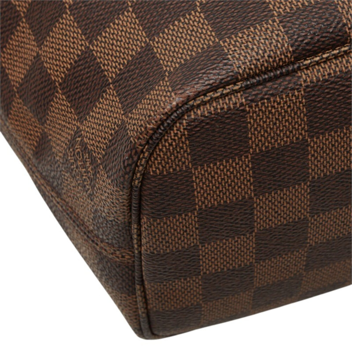 Louis Vuitton Brown Pvc Leather Handbag Tote Bag (Pre-Owned)