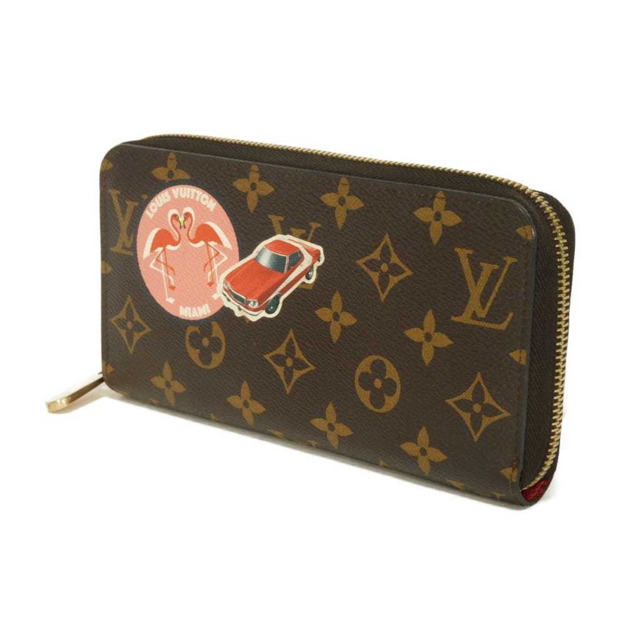 Louis Vuitton Brown Cerise Long Wallet (Bi-Fold) (Pre-Owned)