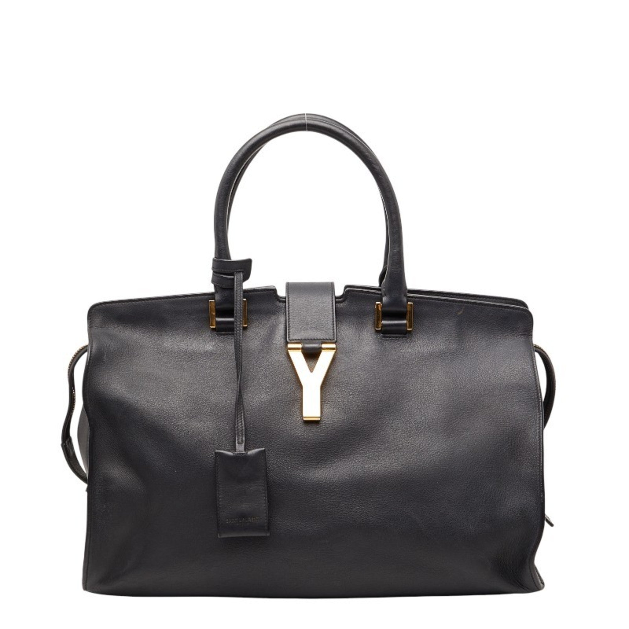 Saint Laurent Black Leather Handbag (Pre-Owned)