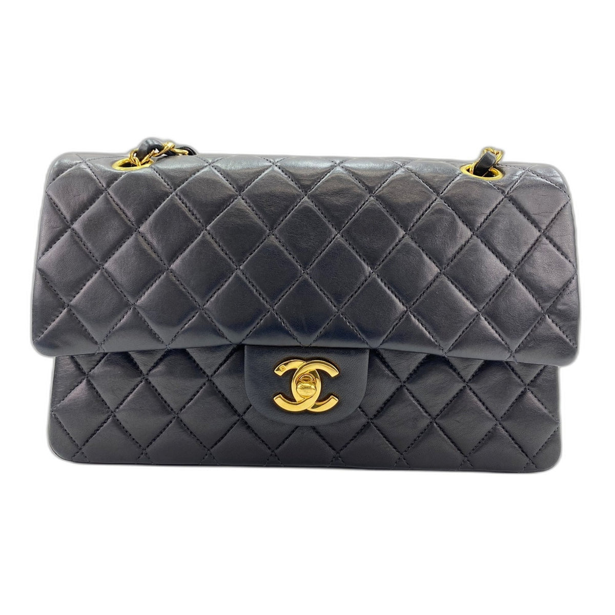 Chanel Matelasse Black Shoulder Bag (Pre-Owned)