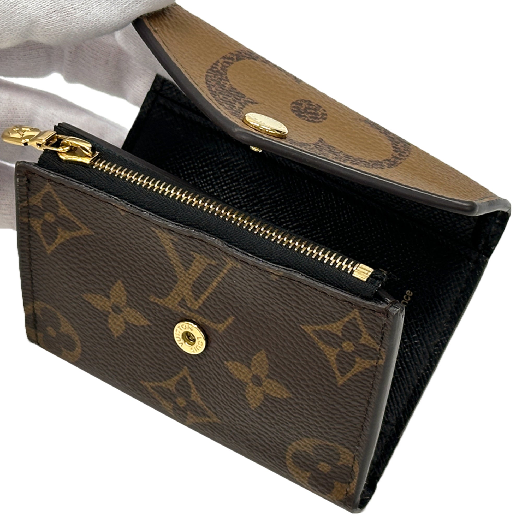 Louis Vuitton Brown Monogram Monogram Wallet (Tri-Fold) (Pre-Owned)