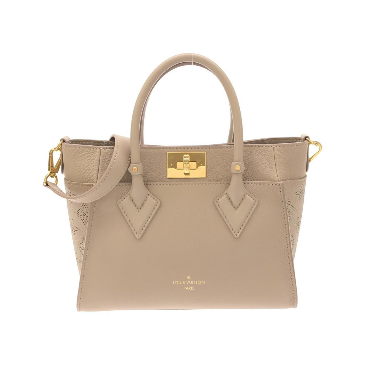 Louis Vuitton Galle Leather Handbag (Pre-Owned)