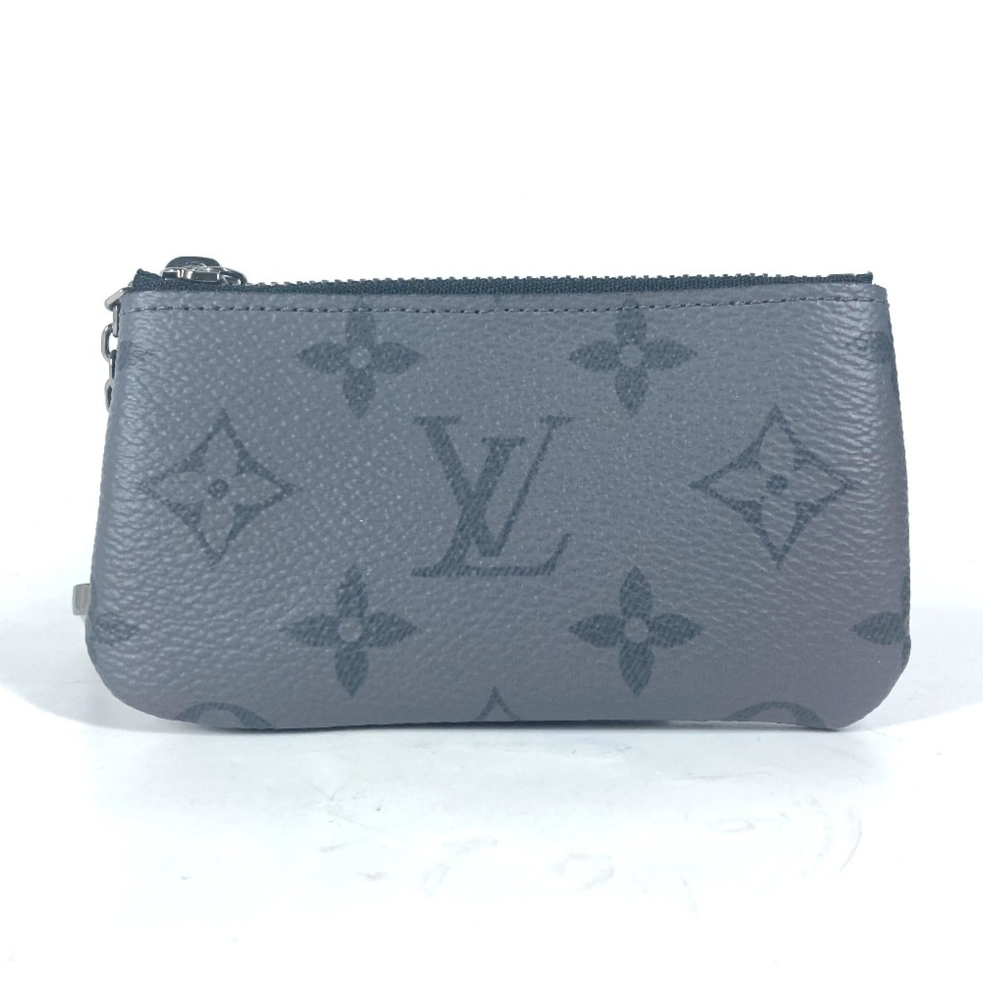 Louis Vuitton Black Monogram Eclipse Coin Purse/Coin Case (Pre-Owned)