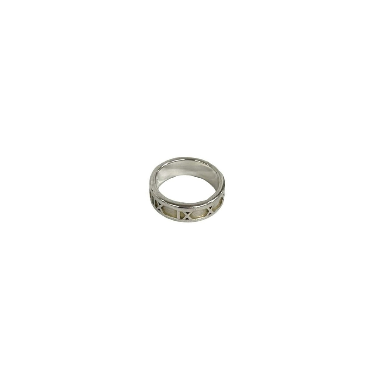 Tiffany Silver Silver 925 Band Ring (Pre-Owned)