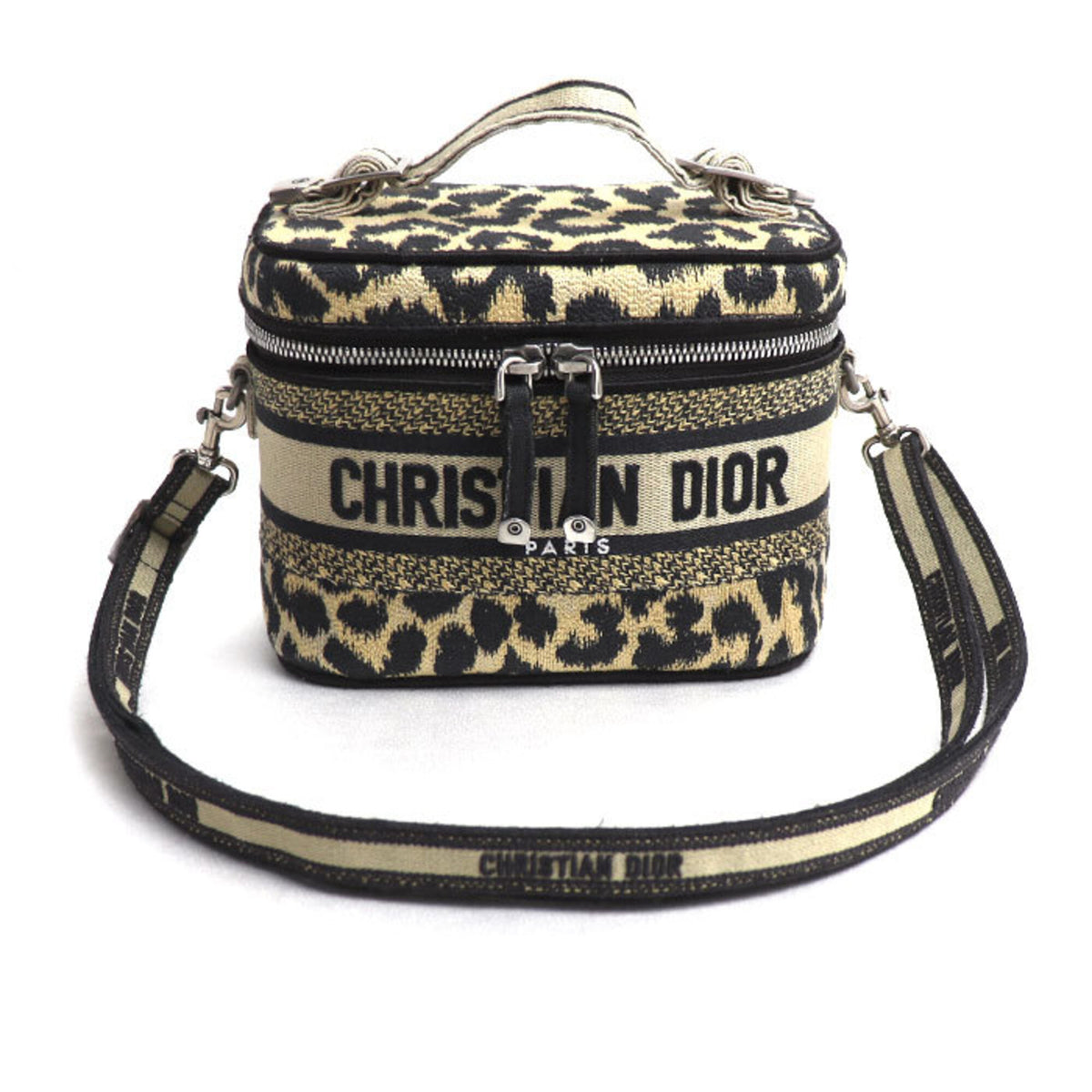 Christian Dior Canvas Shoulder Bag (Pre-Owned)