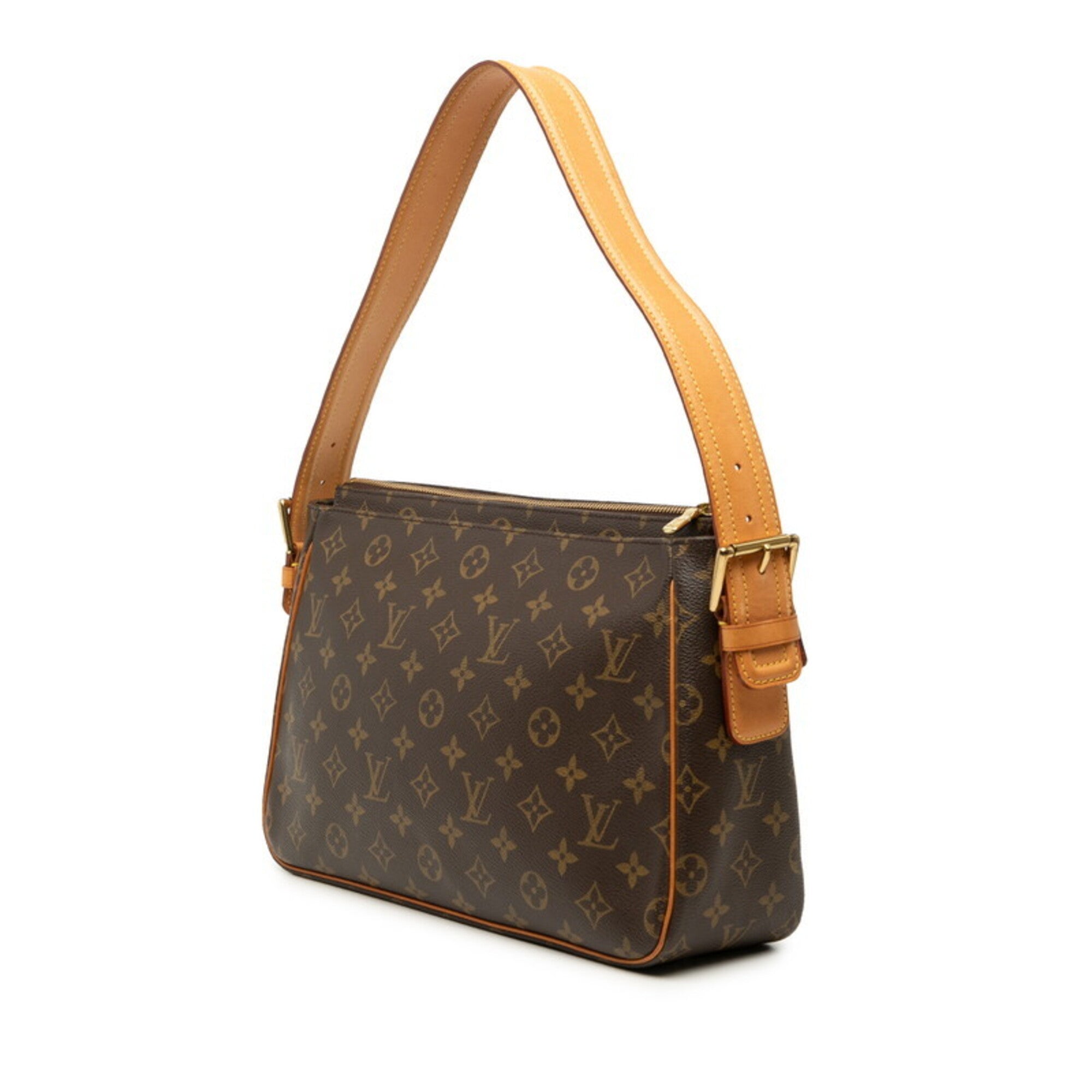 Louis Vuitton Monogram Brown Pvc Leather Shoulder Bag (Pre-Owned)