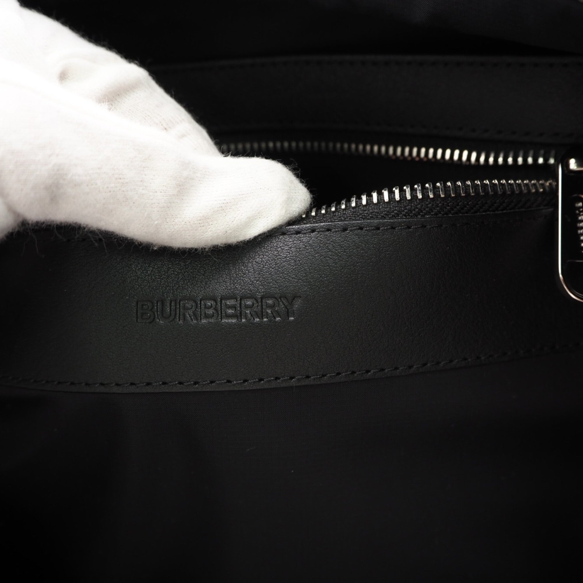 Burberry Black Nylon Backpack (Pre-Owned)