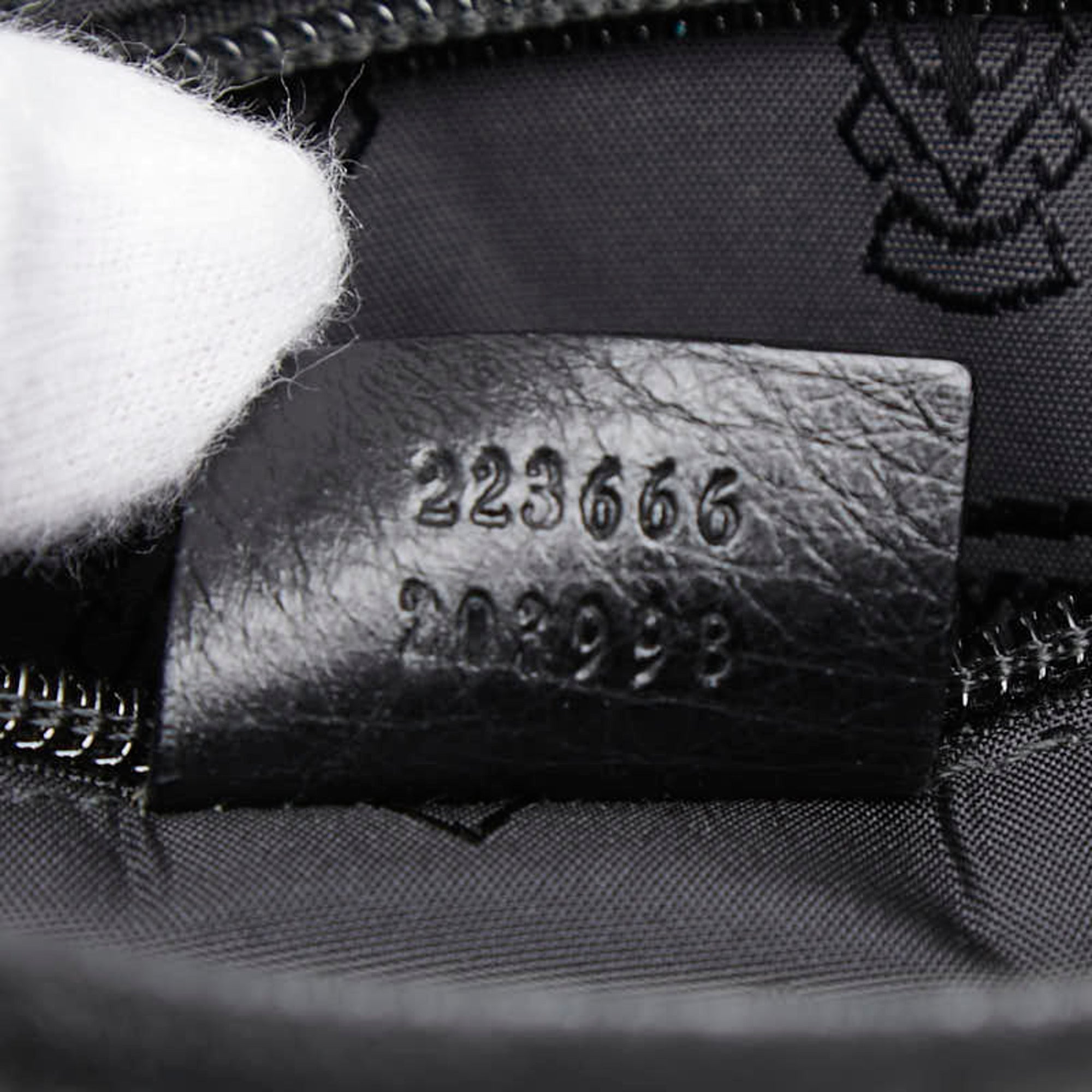 Gucci Black Pvc Leather Shoulder Bag (Pre-Owned)