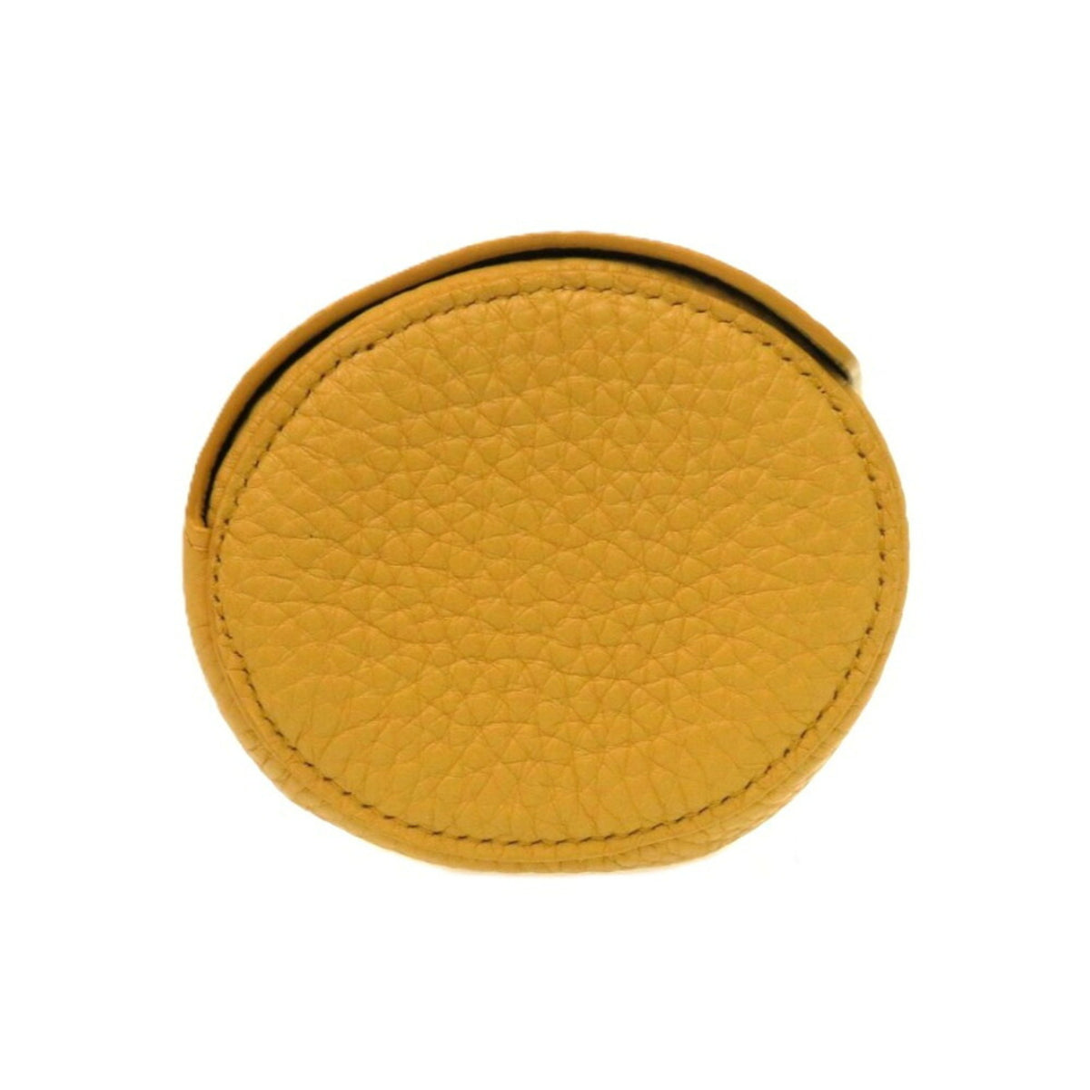 Fendi Yellow Leather Pouch (Pre-Owned)