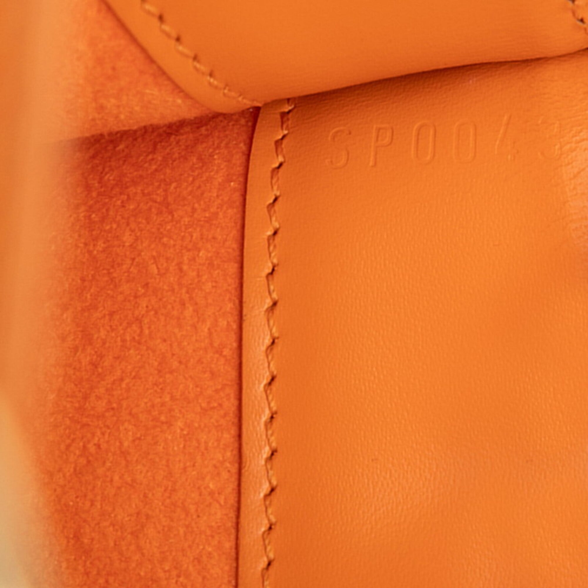 Louis Vuitton Epi Orange Leather Handbag Pochette (Pre-Owned)