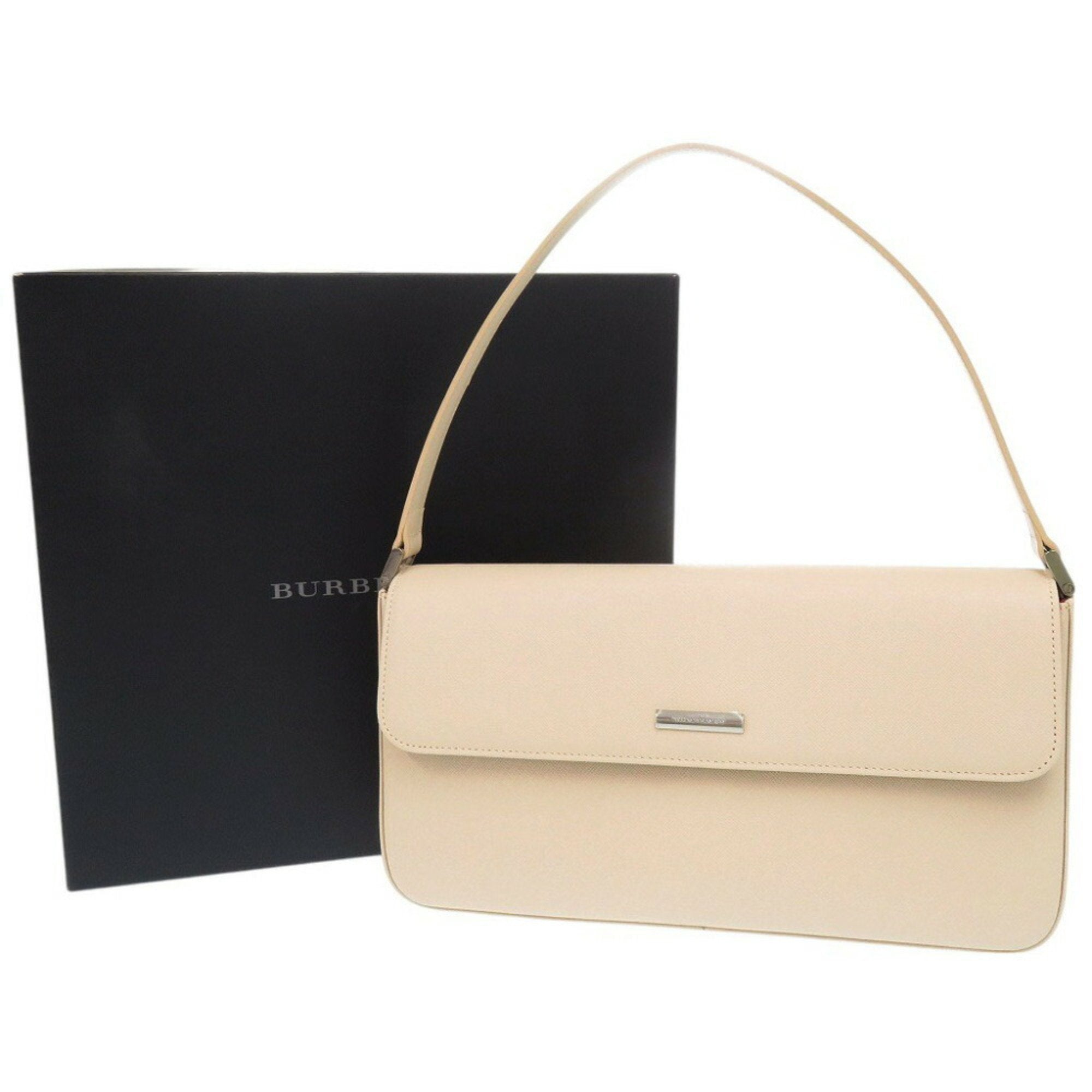 Burberry Beige Leather Handbag (Pre-Owned)