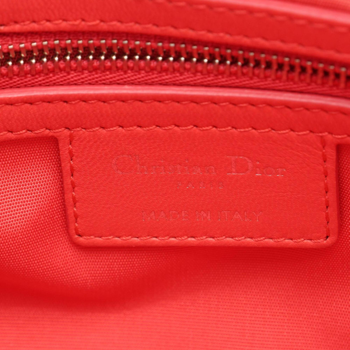 Christian Dior Pink Leather Handbag Tote Bag (Pre-Owned)