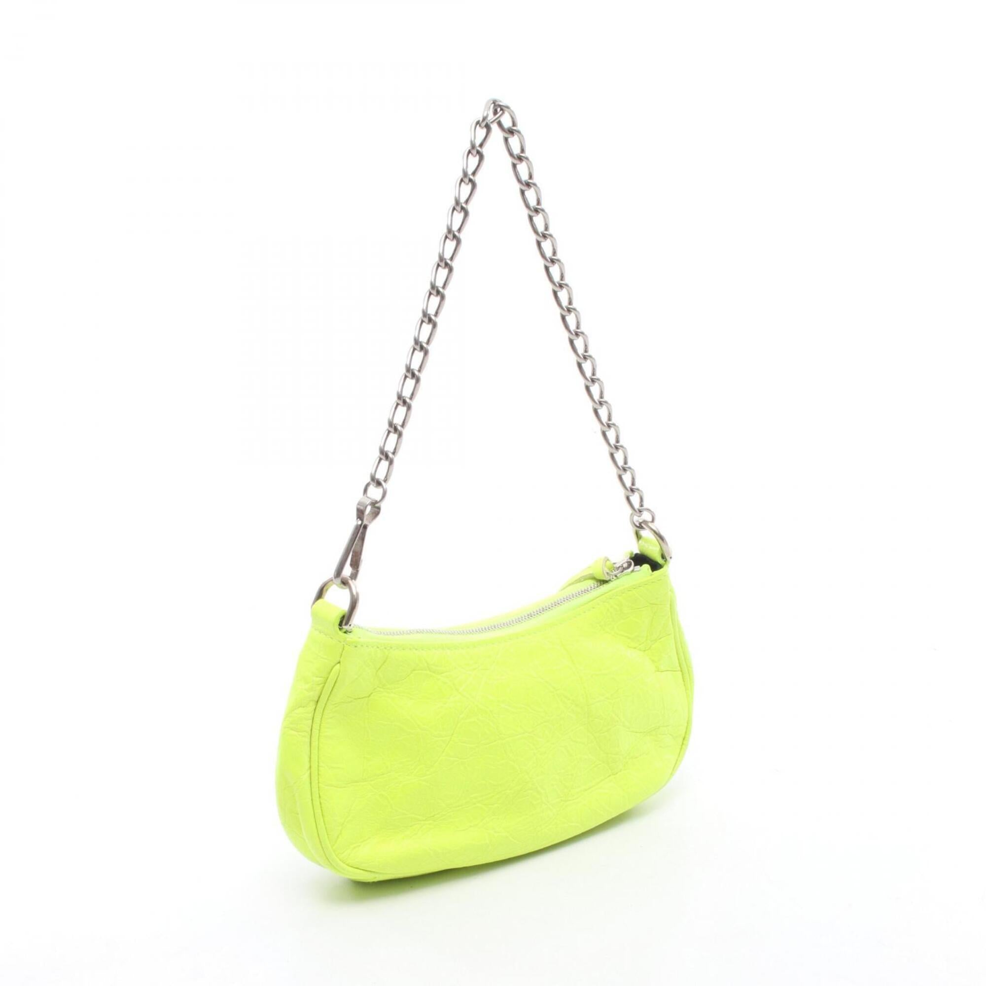 Balenciaga Yellow Leather Handbag (Pre-Owned)