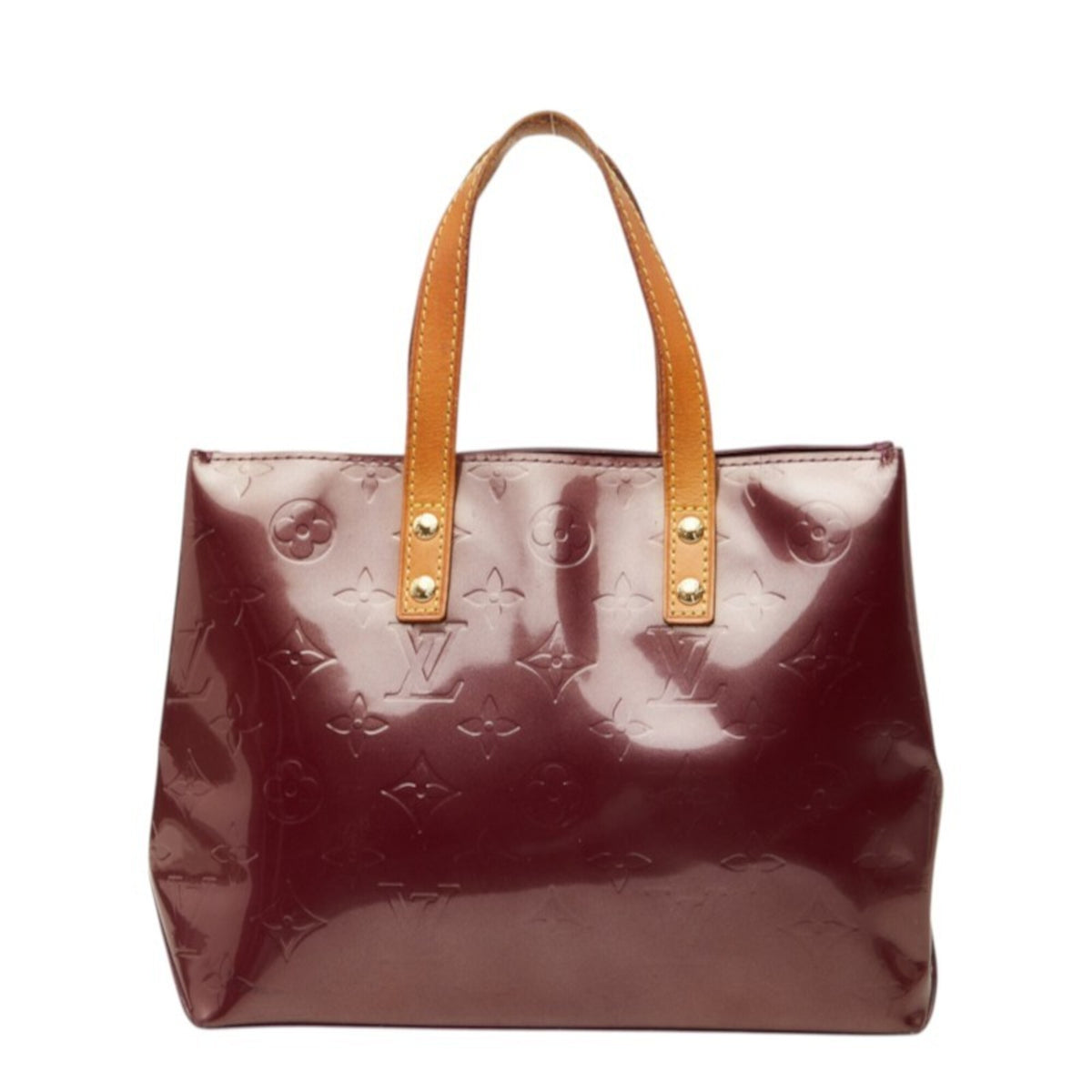 Louis Vuitton Amarante Purple Patent Leather Leather Handbag (Pre-Owned)