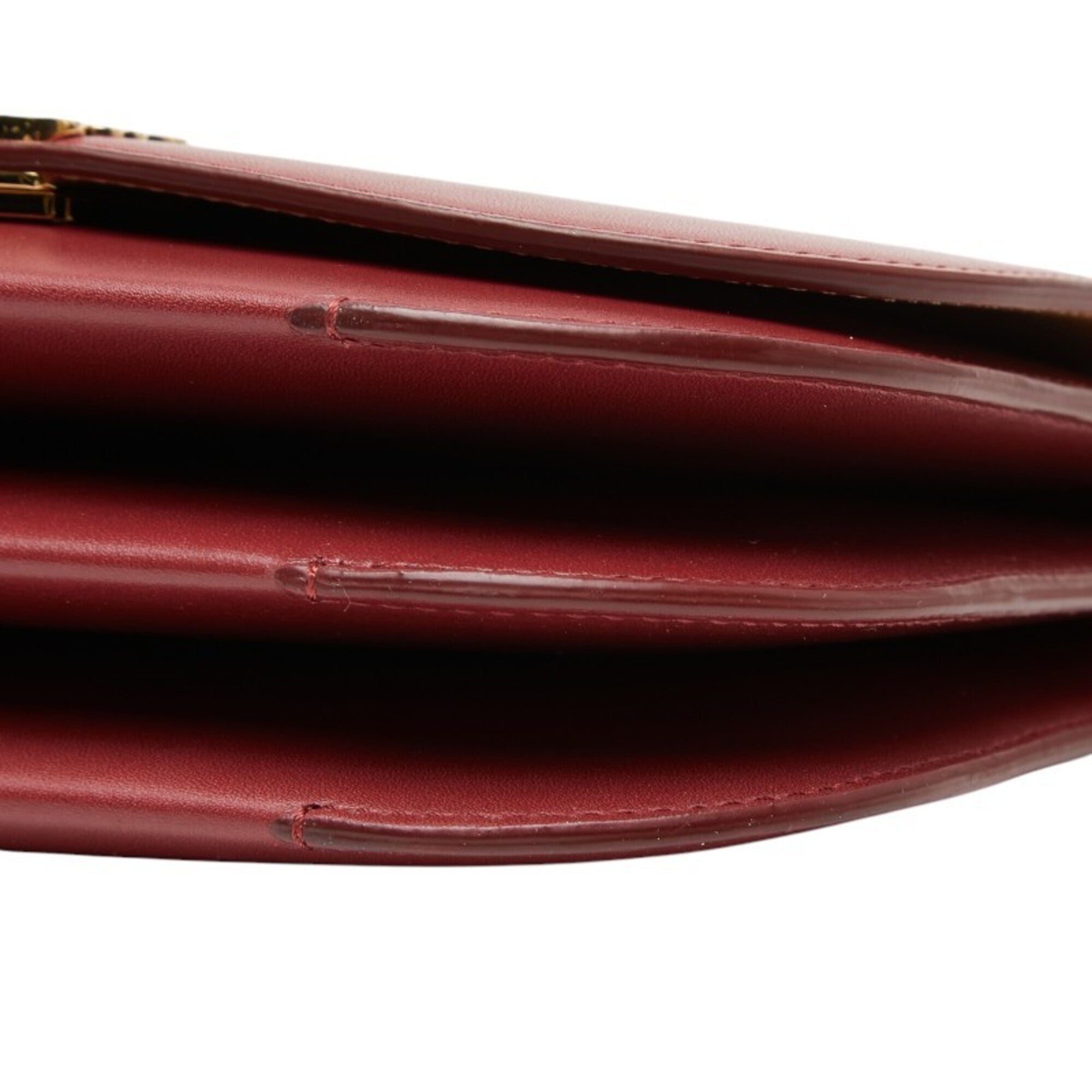 Loewe Bordeaux Leather Shoulder Bag (Pre-Owned)