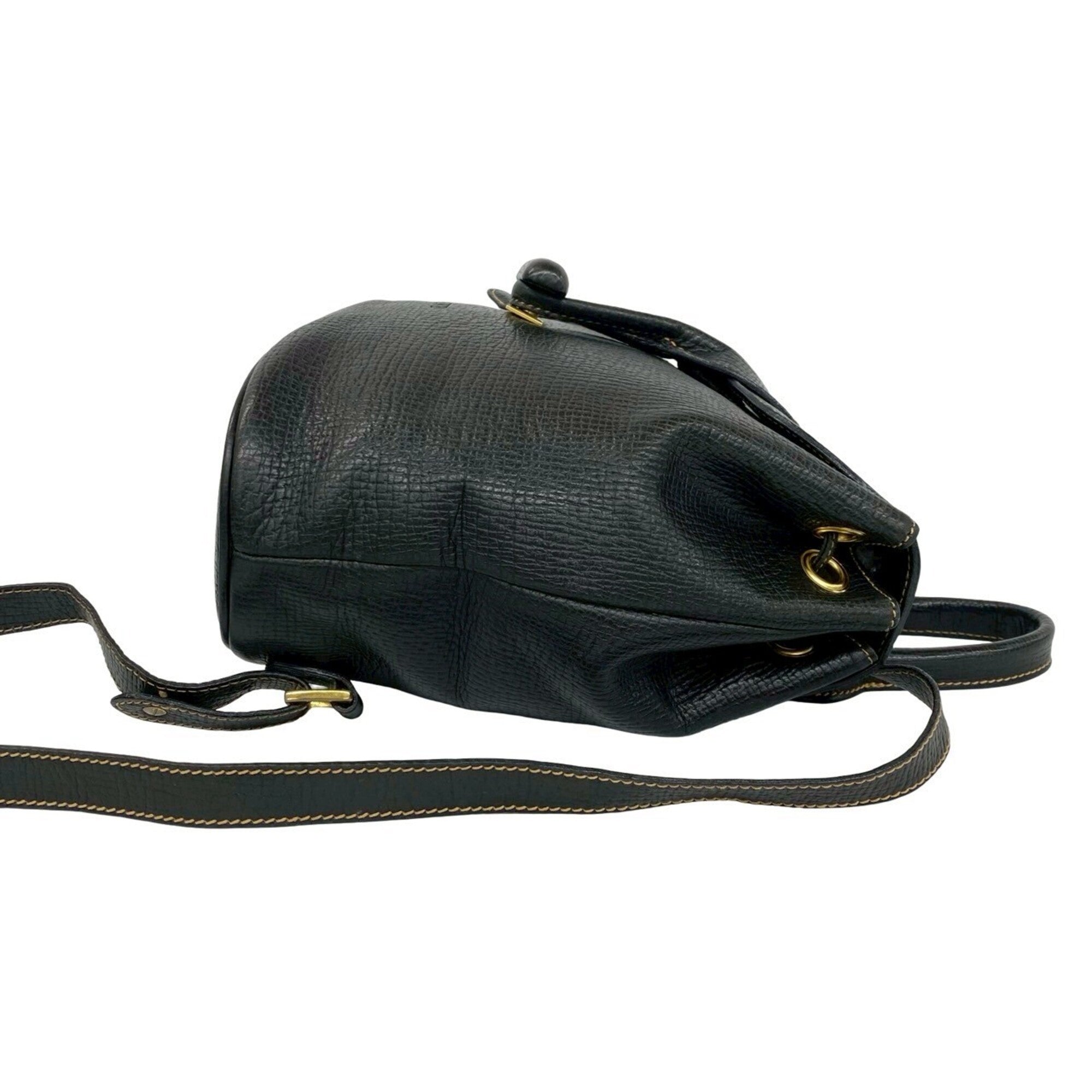 Loewe Black Leather Backpack (Pre-Owned)