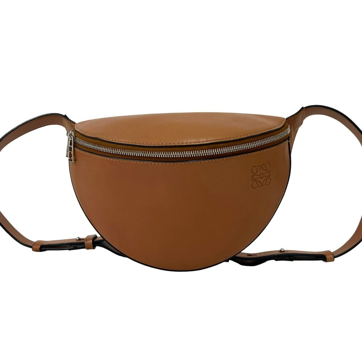 Loewe Brown Leather Pochette Shoulder Bag Sling Bag (Pre-Owned)