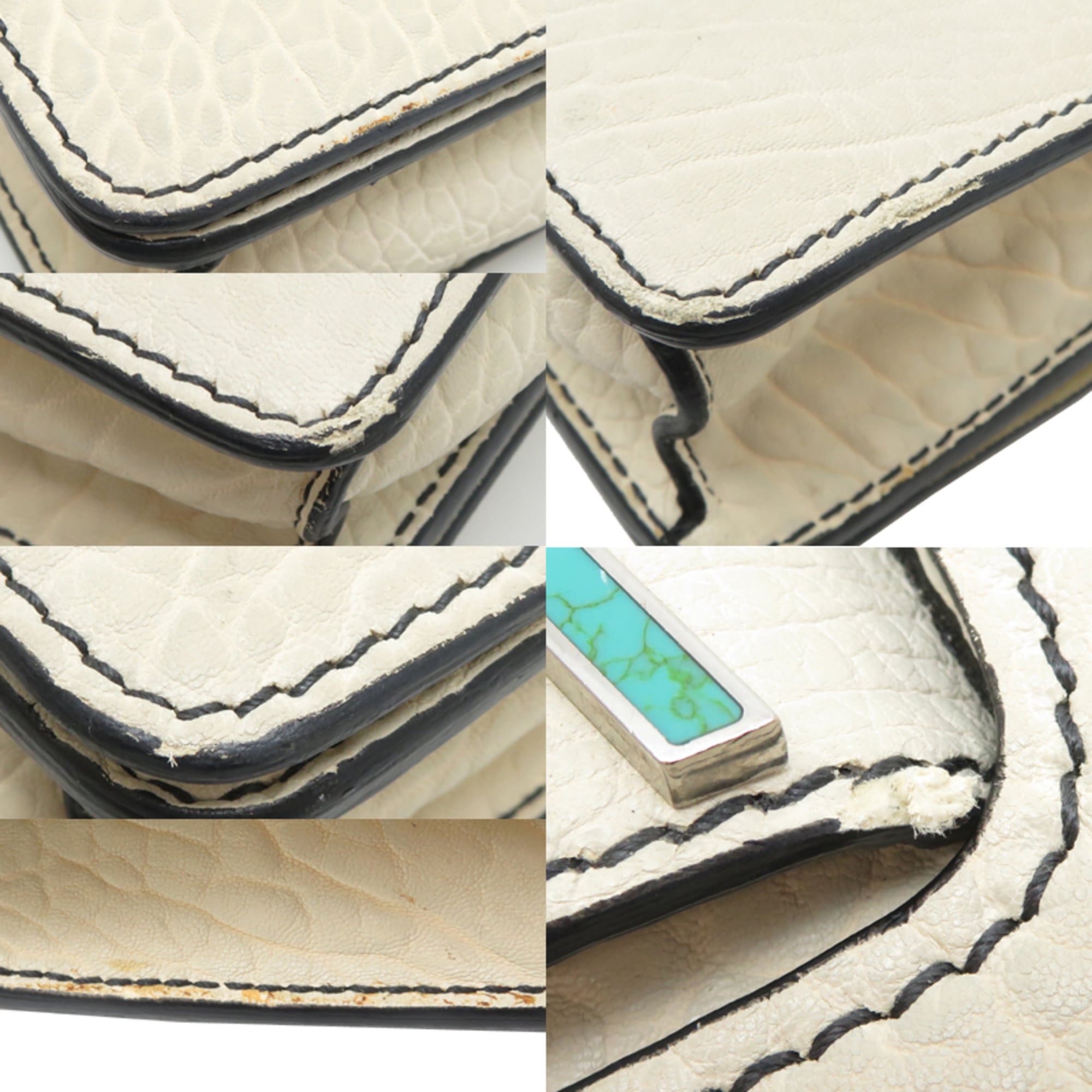 Christian Dior White Leather Shoulder Bag (Pre-Owned)