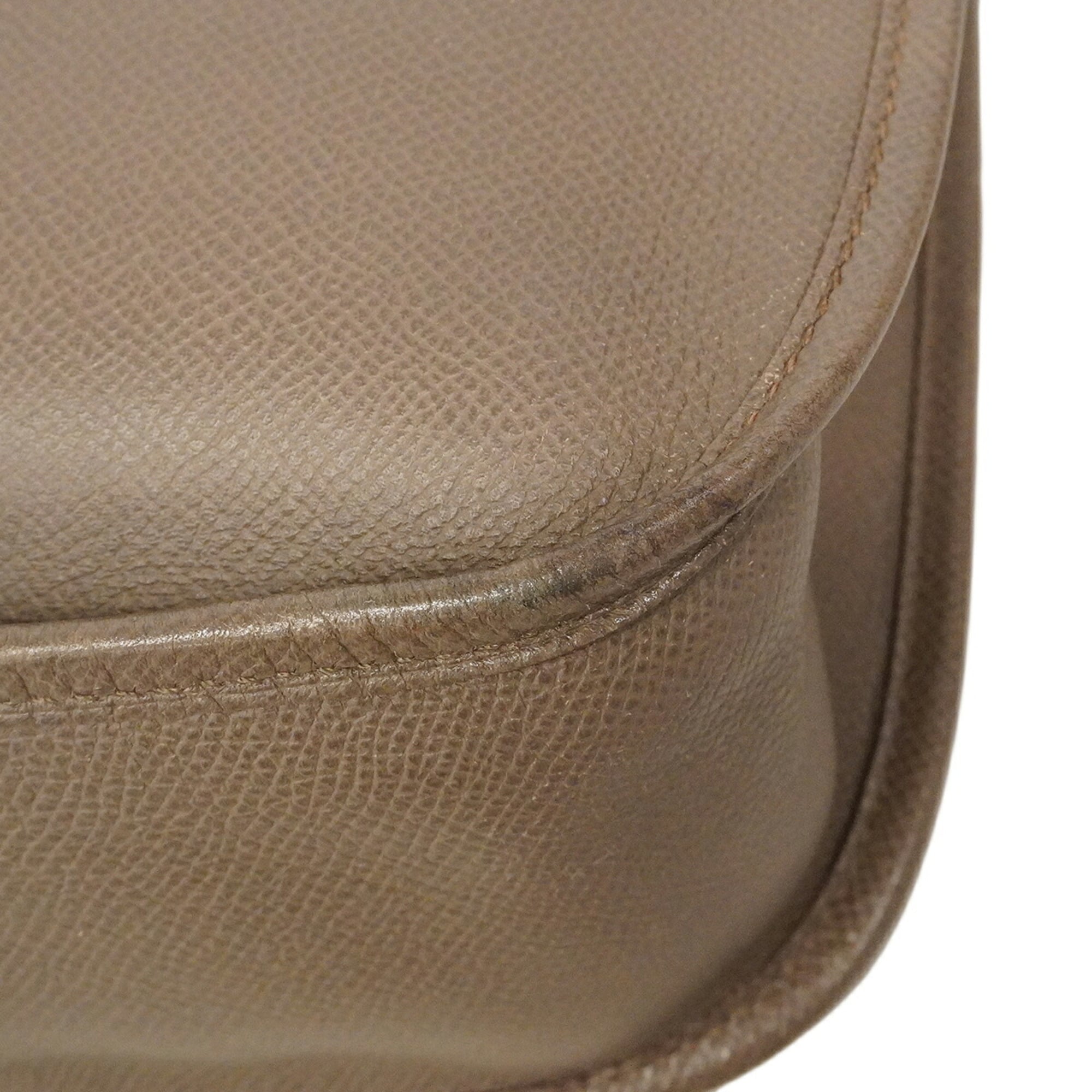 Hermes Etain Leather Shoulder Bag (Pre-Owned)