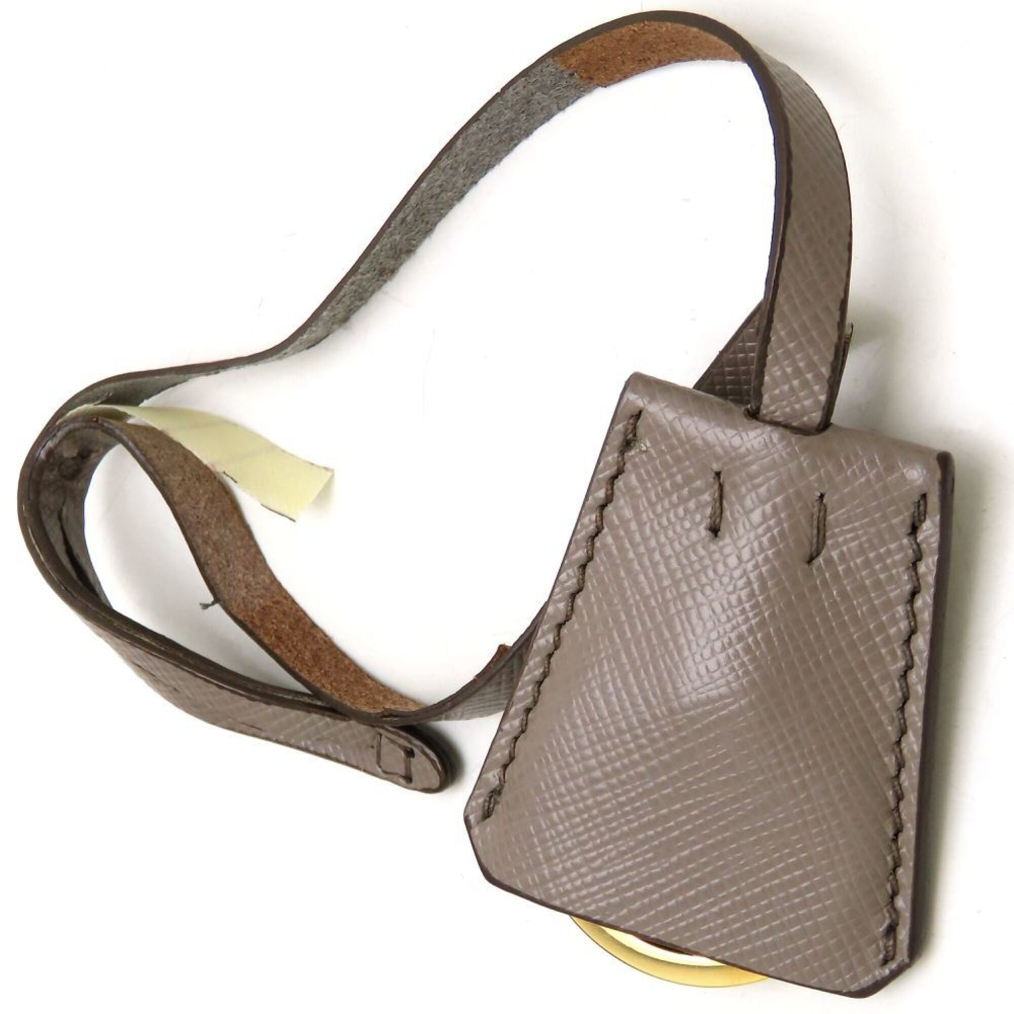 Prada Saffiano Grayish Leather Tote Bag (Pre-Owned)