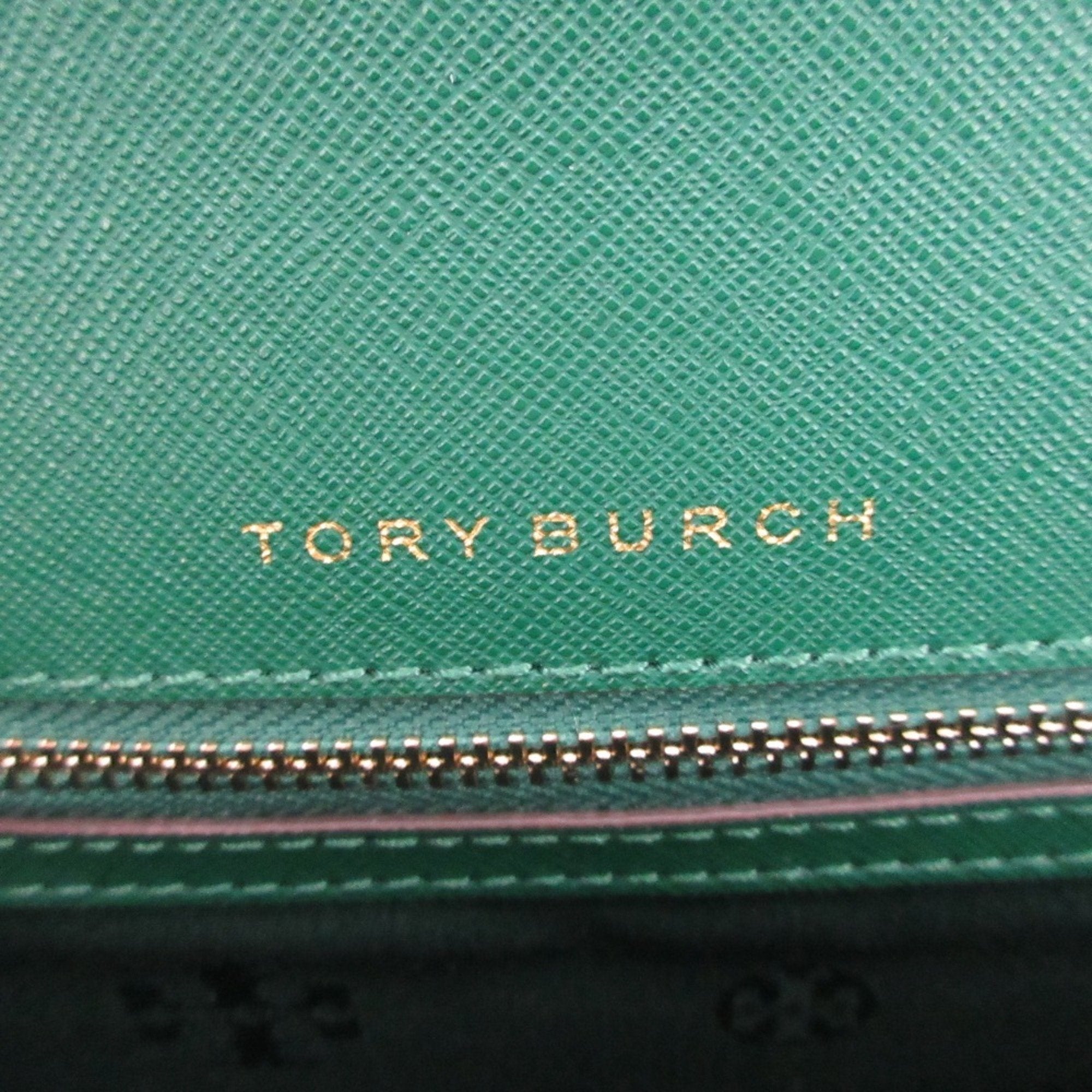 Tory Burch Green Pochette Shoulder Bag (Pre-Owned)