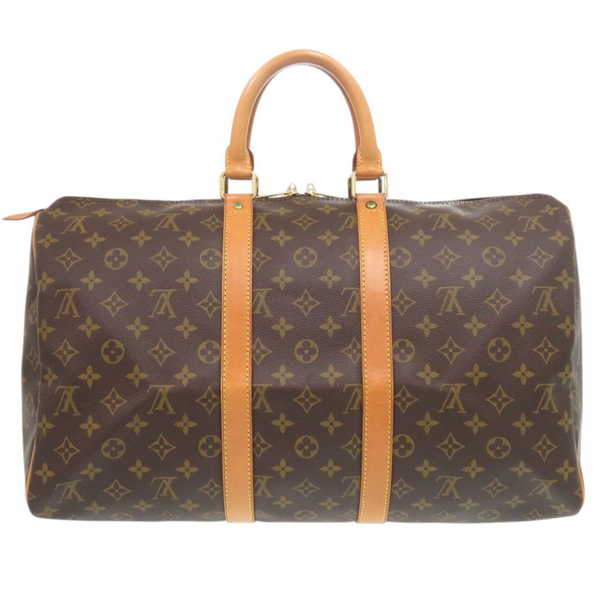 Louis Vuitton Monogram Brown Monogram Canvas Boston Bag (Pre-Owned)