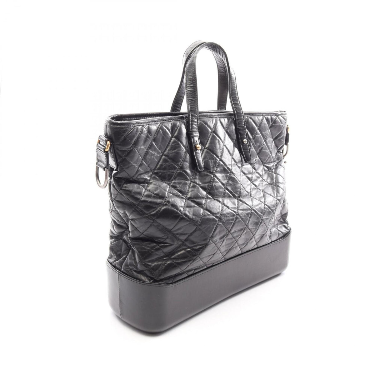 Chanel Black Leather Handbag (Pre-Owned)