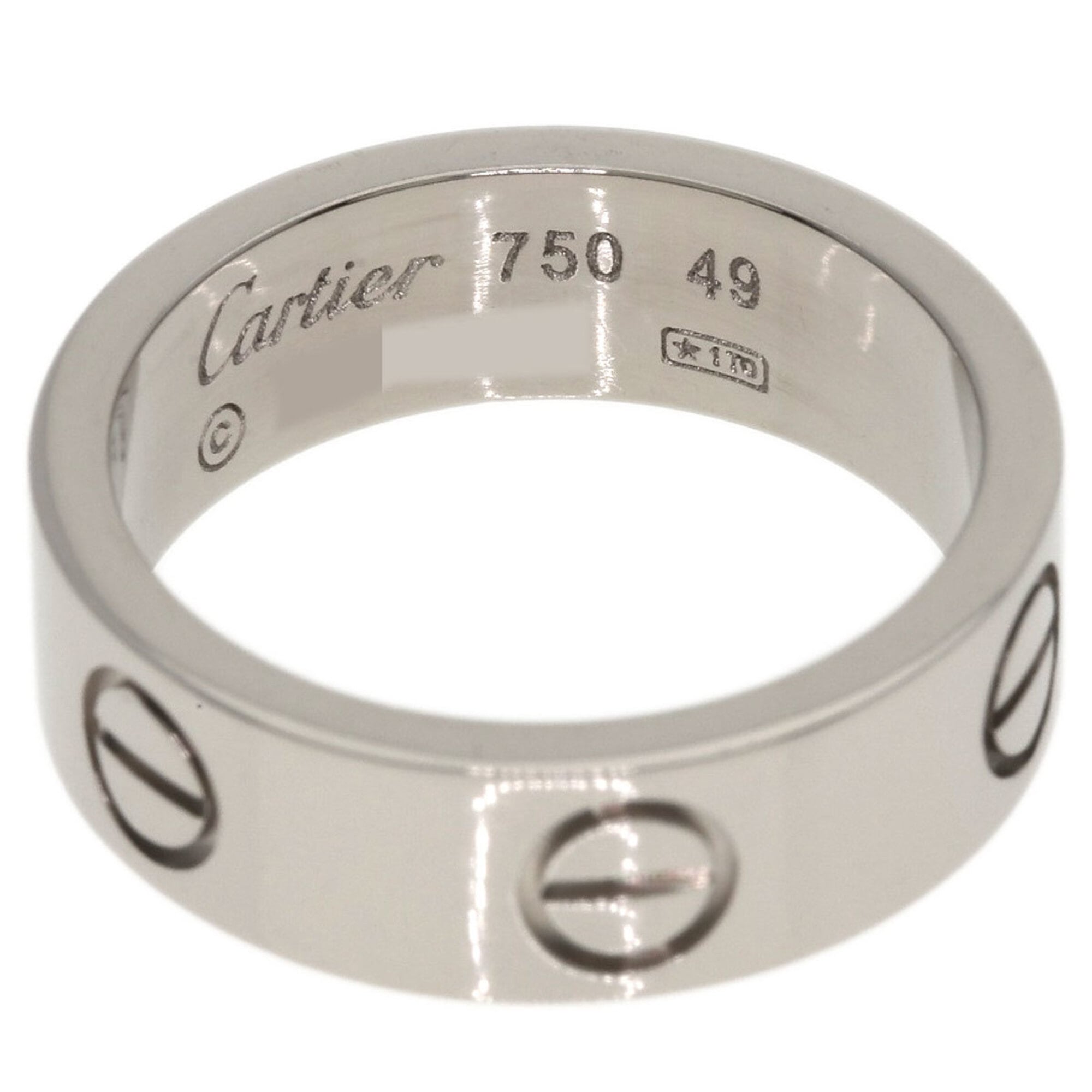Cartier White Gold (18K) Band Ring (Pre-Owned)